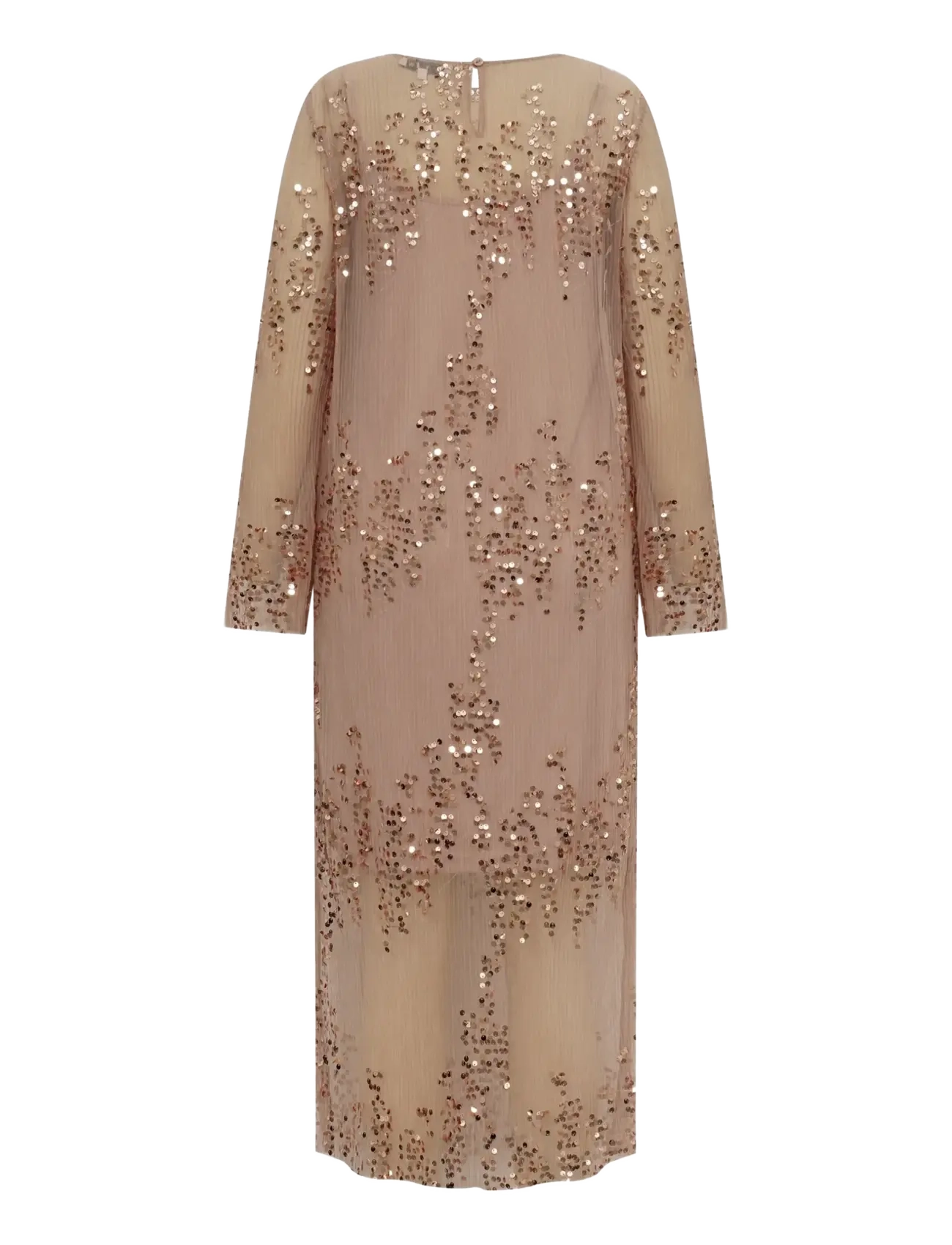 A-View - Ying dress - sequin dresses - almond - 2