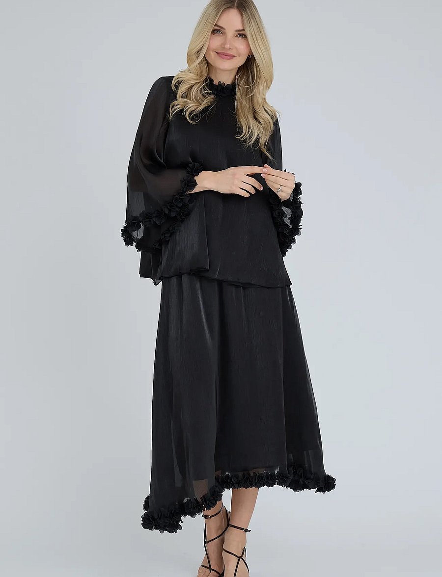 A-View - Daisina skirt - maxi nederdele - black - 0
