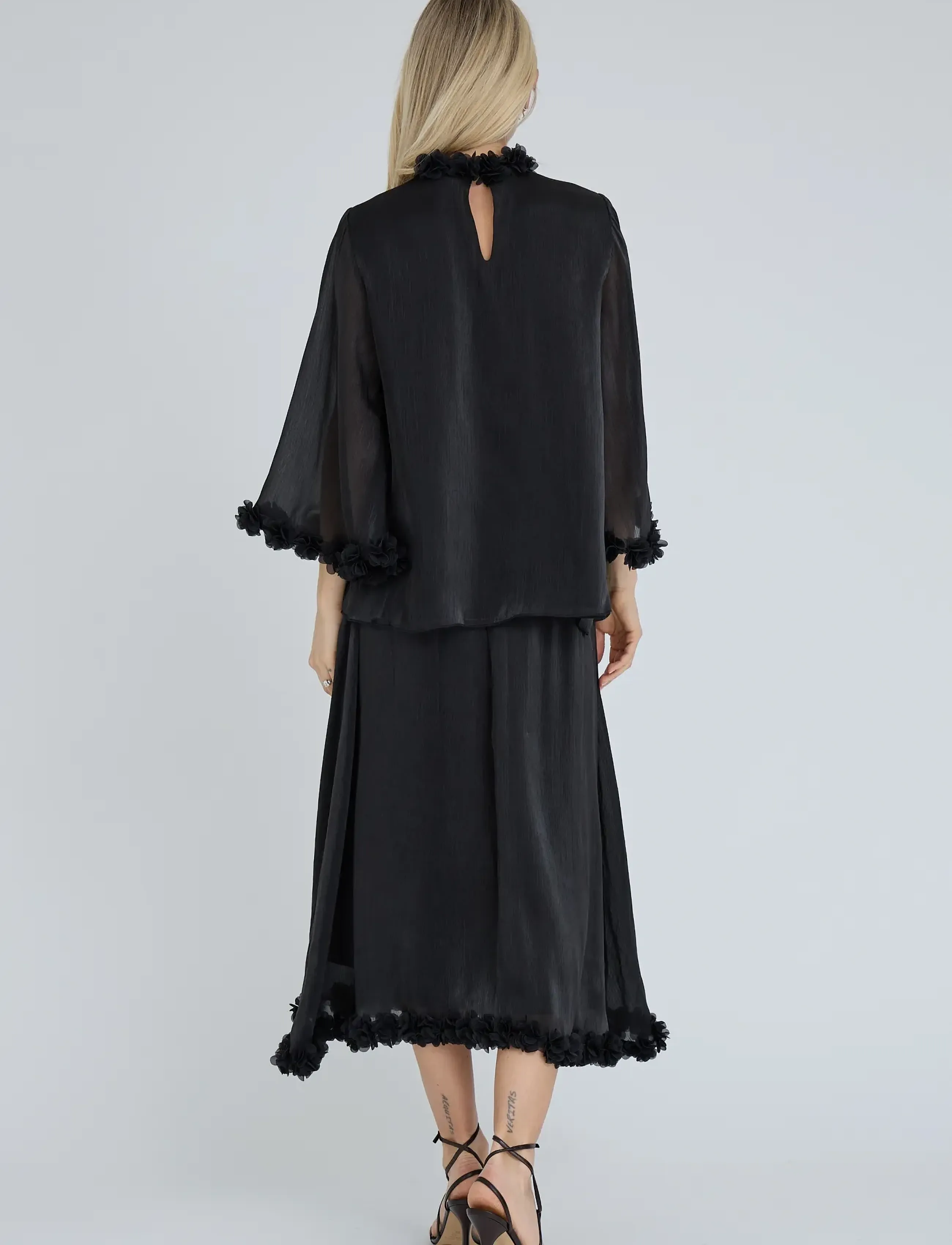 A-View - Daisina skirt - maxi nederdele - black - 3