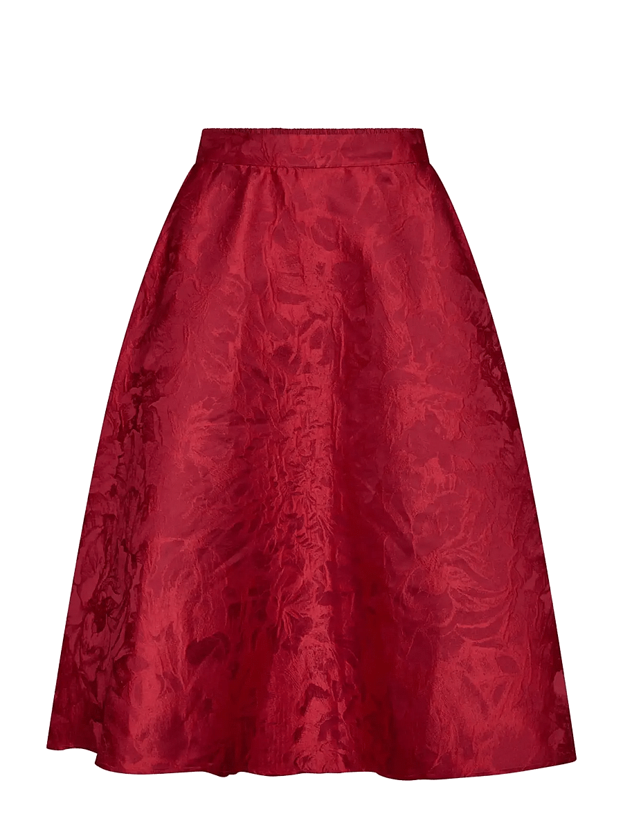 A-View - Kora skirt - midi nederdele - rush red - 1