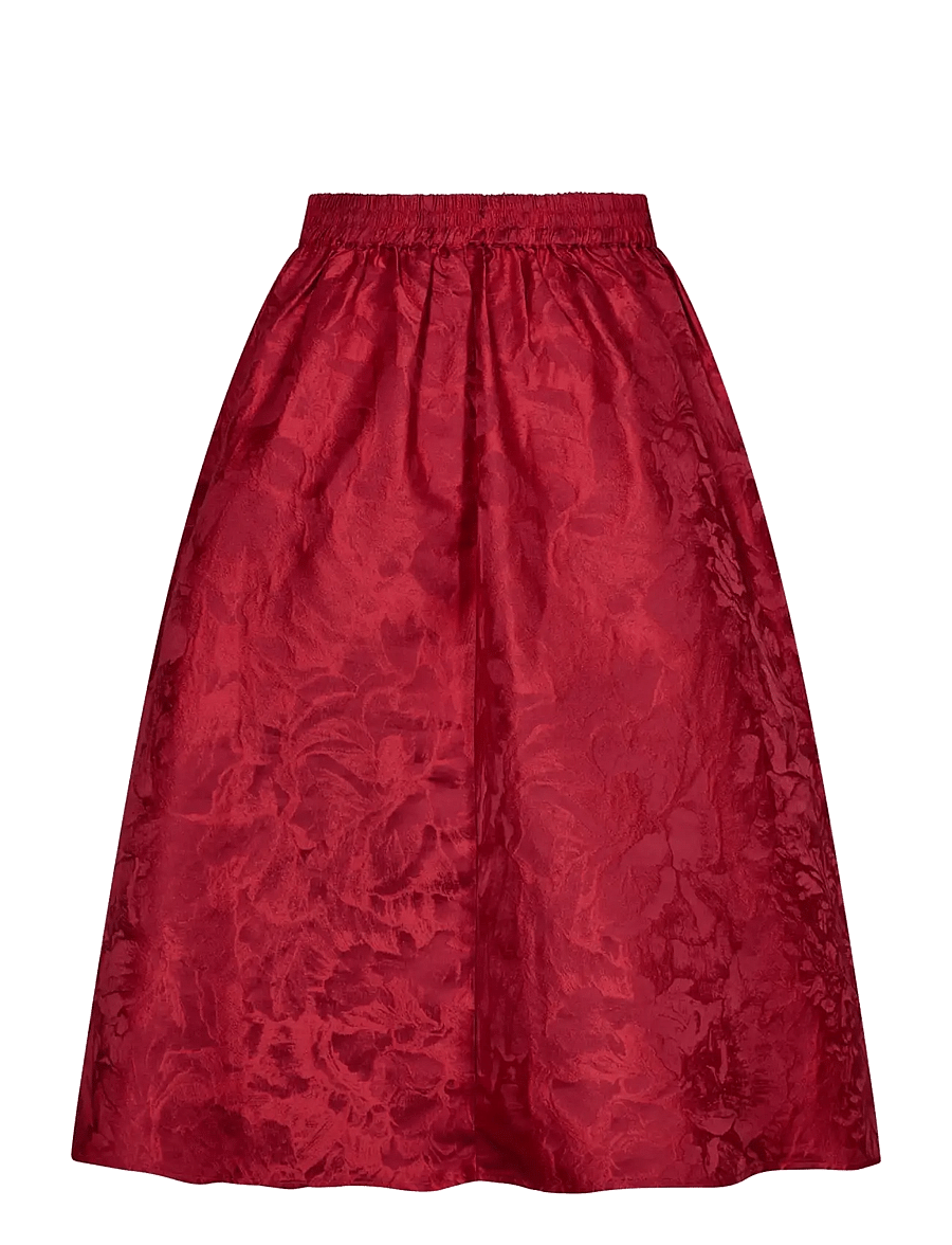 A-View - Kora skirt - midi nederdele - rush red - 2