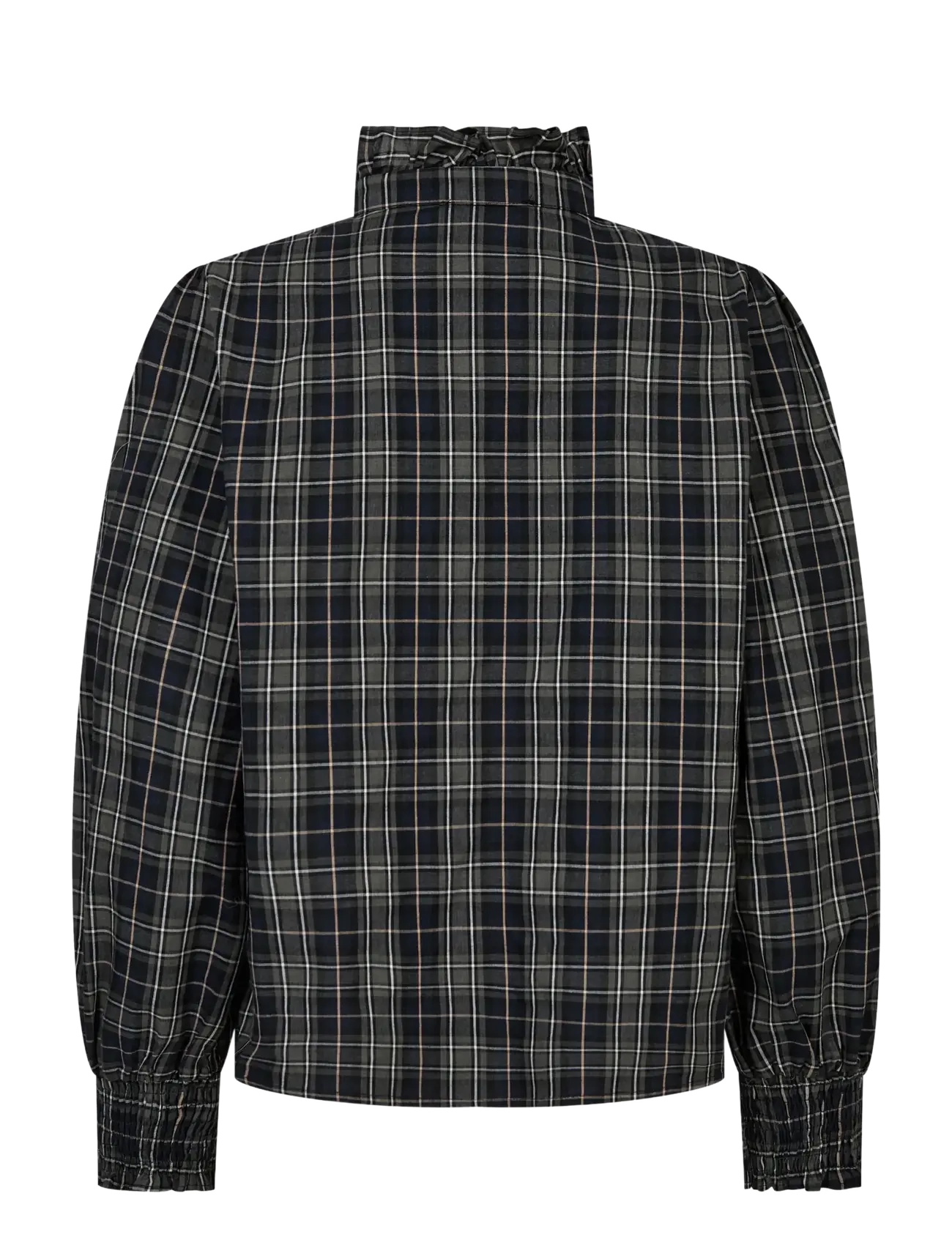A-View - Clova check shirt - langærmede skjorter - army/black - 2