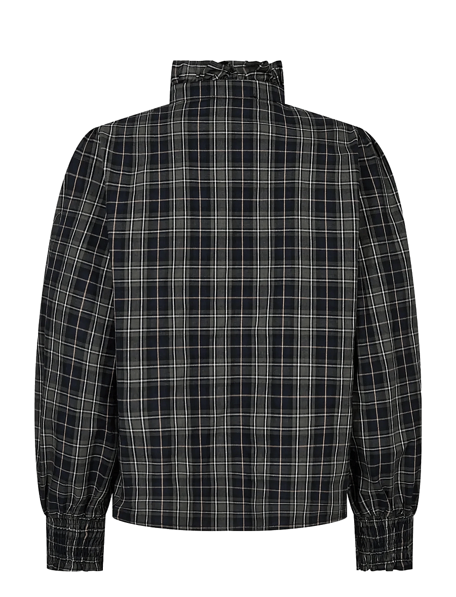 A-View - Clova check shirt - langærmede skjorter - army/black - 2