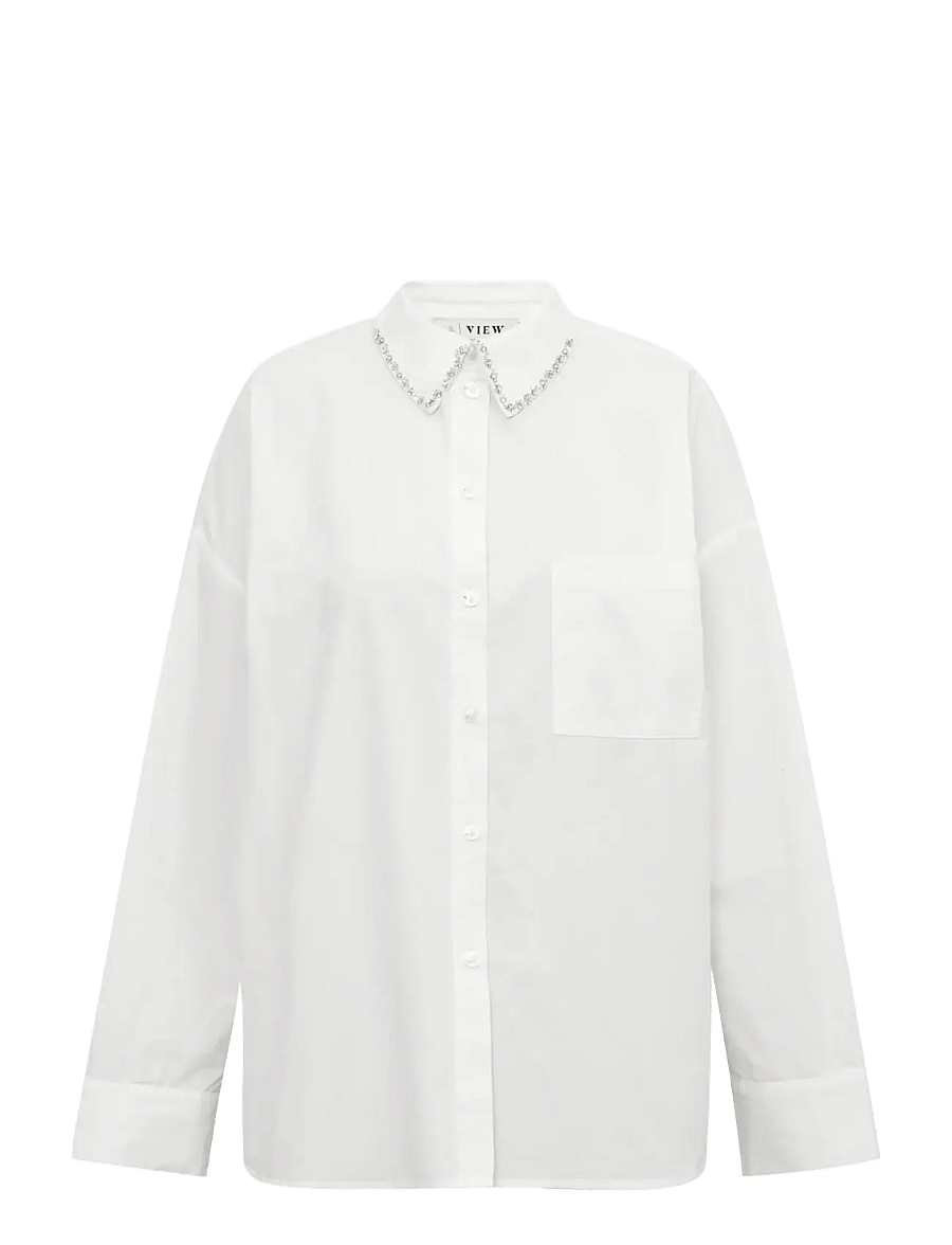A-View - Ebba shirt - langærmede skjorter - off white - 1