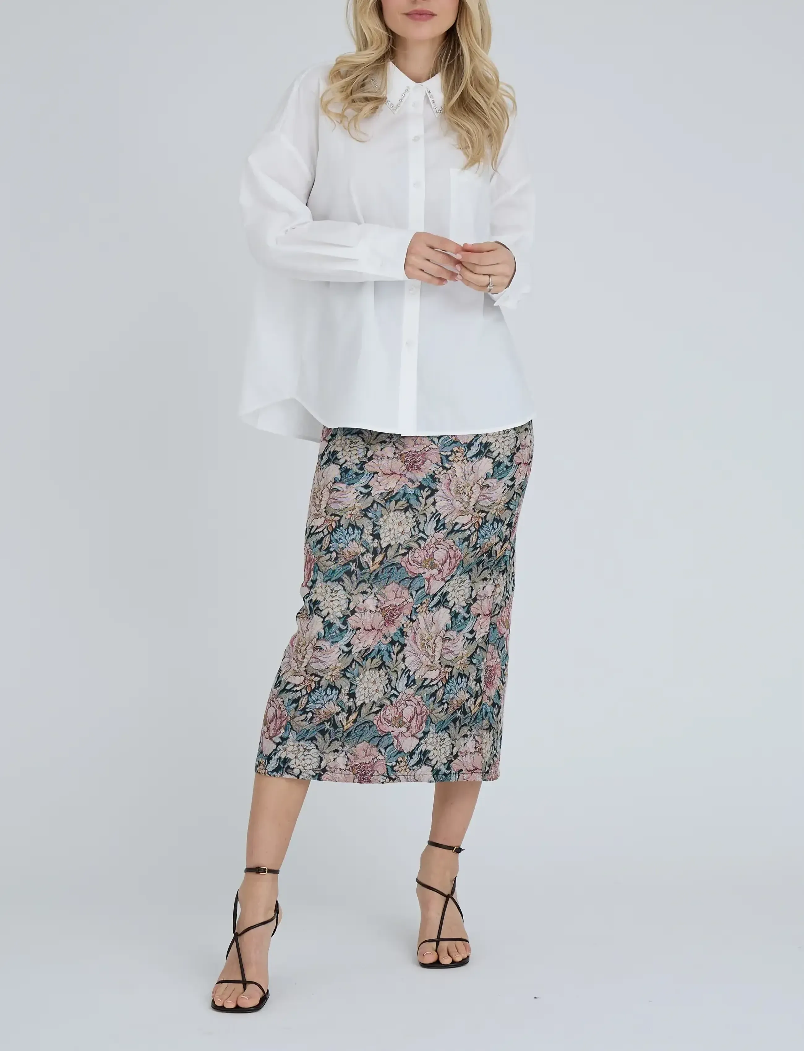A-View - Ebba shirt - långärmade skjortor - off white - 0