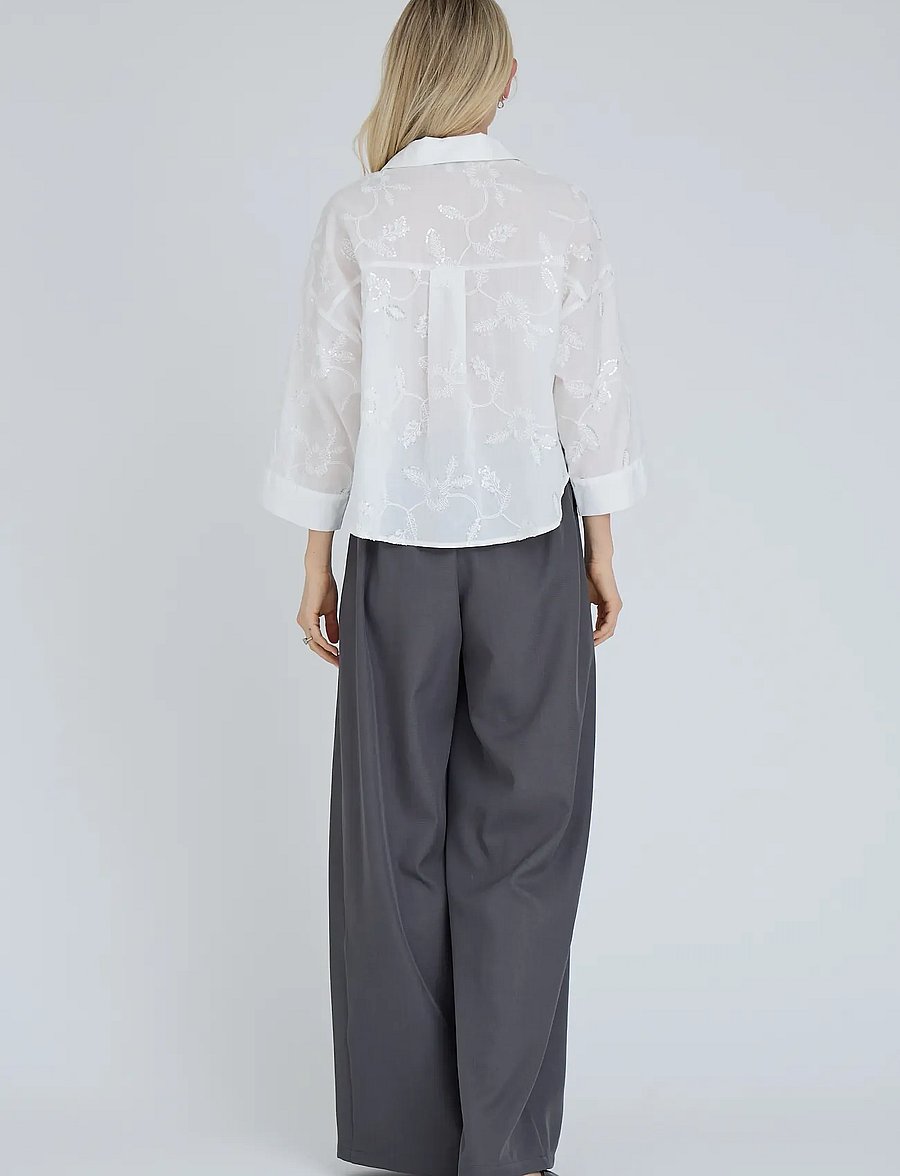 A-View - Ninna shirt - langærmede skjorter - off white - 3