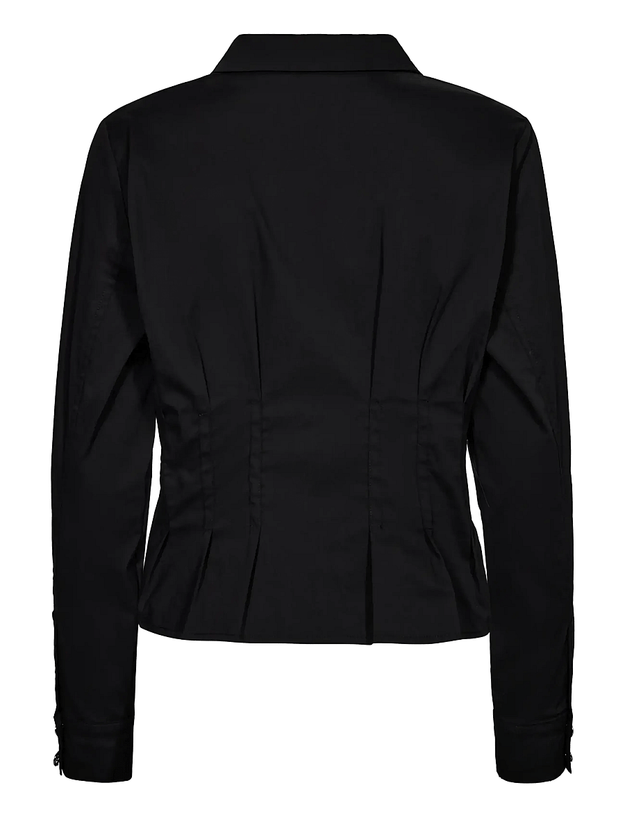 A-View - Andrine shirt - langærmede skjorter - black - 2