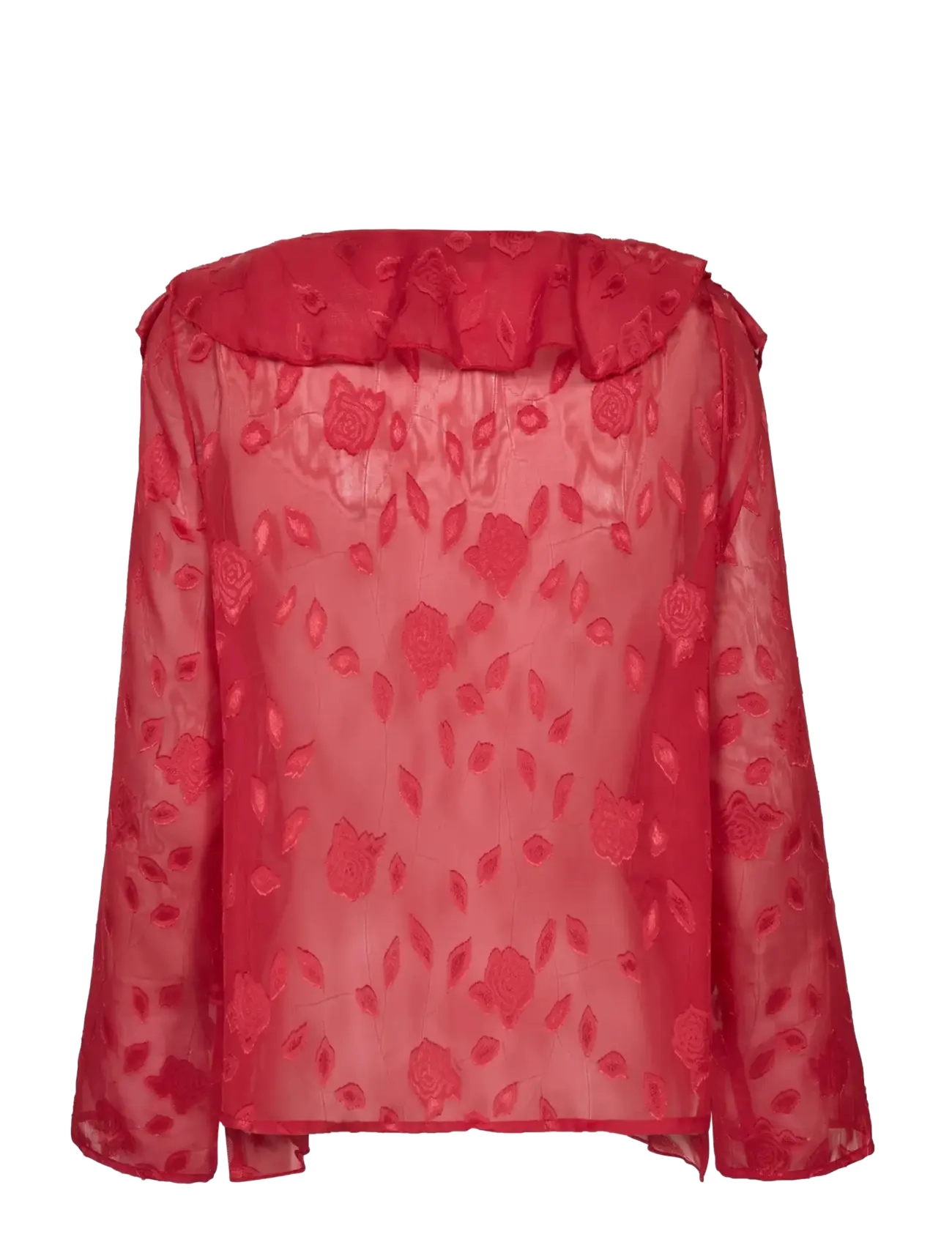 A-View - Lay blouse - långärmade blusar - rush red - 2