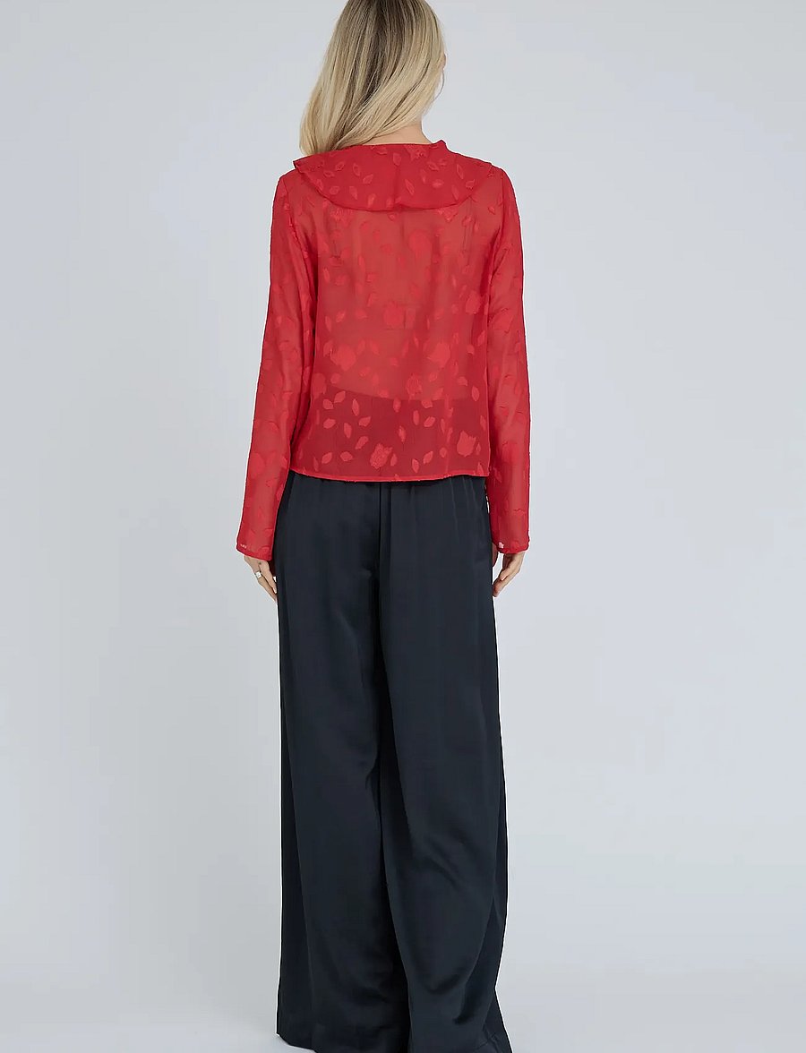 A-View - Lay blouse - langærmede bluser - rush red - 3