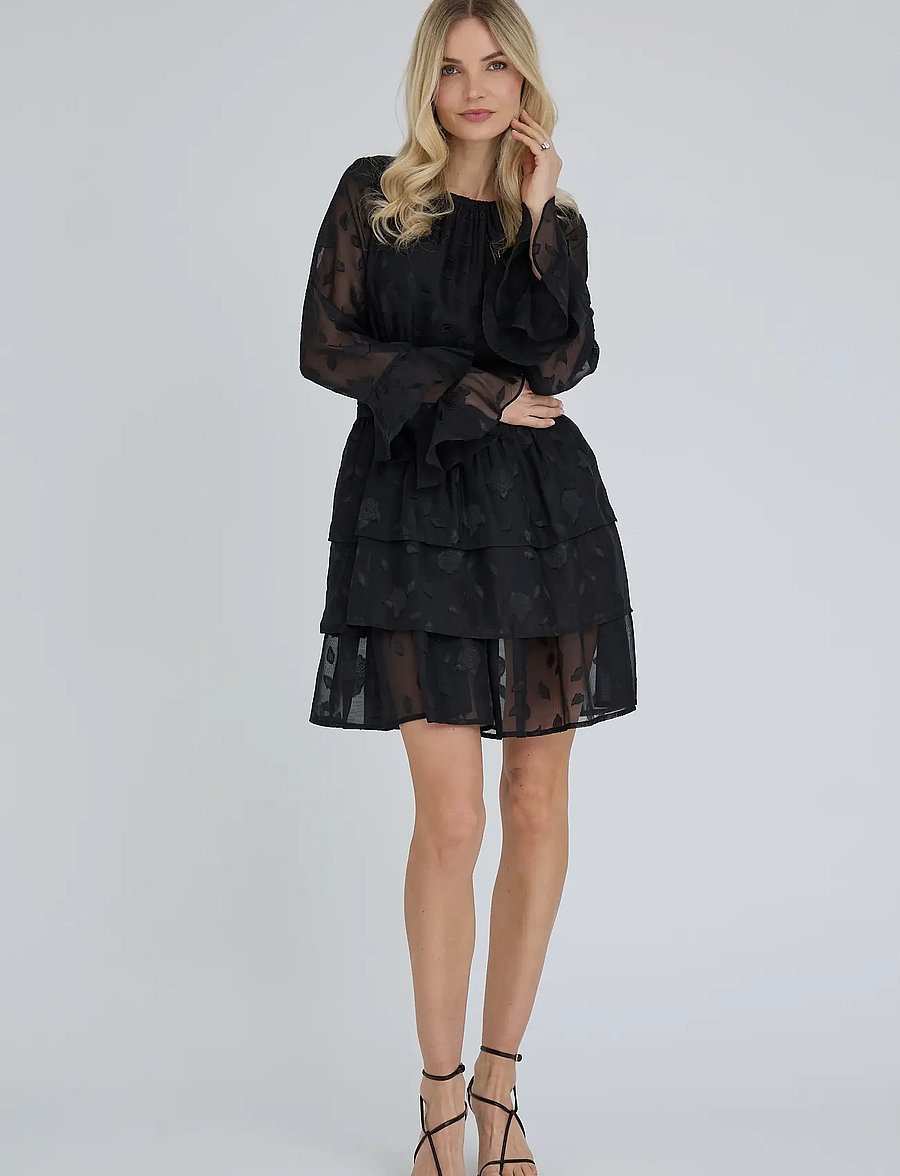 A-View - Lay dress - party dresses - black - 0