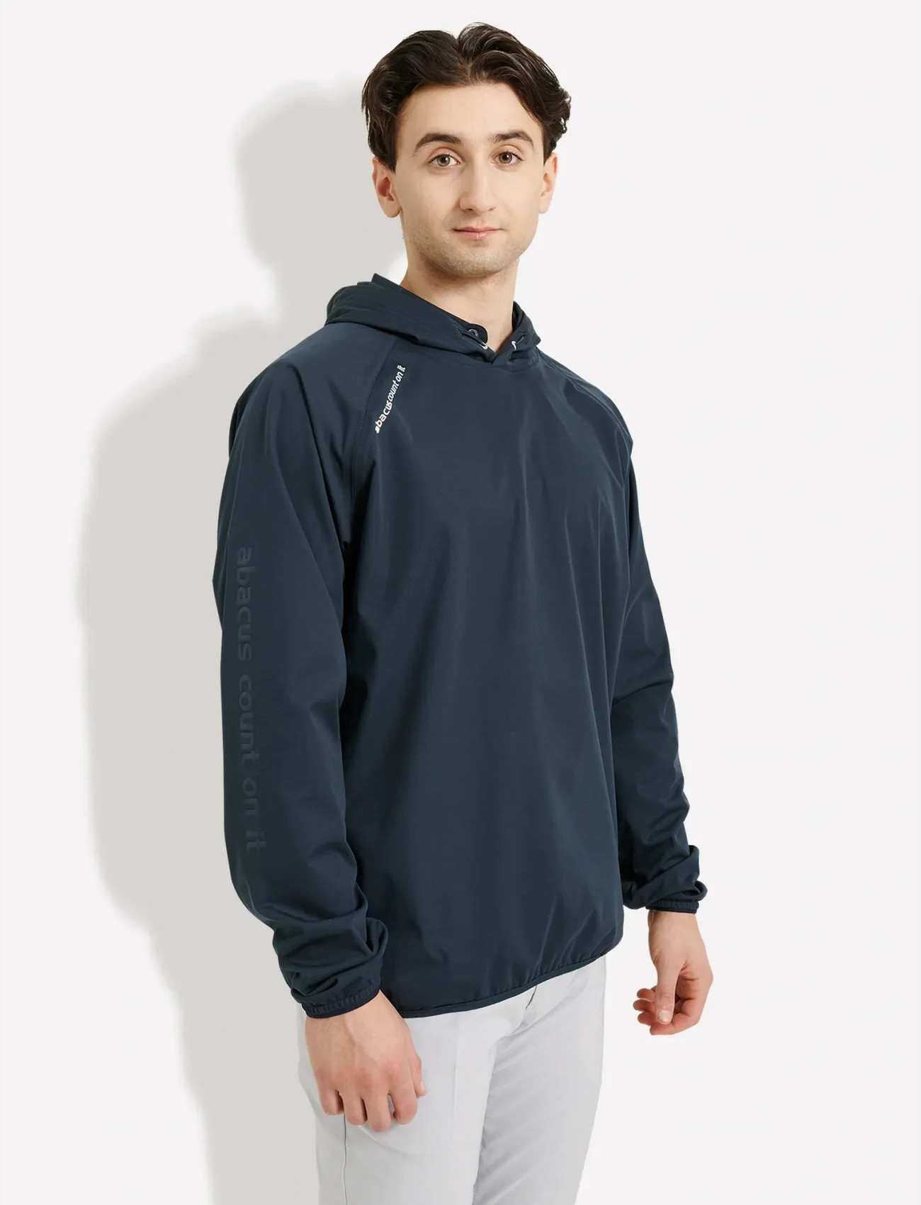 Abacus Mens Bounce Waterproof Hoodie - Blue - S 2