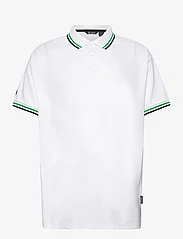 Abacus - Mens Pines polo - polo marškinėliai trumpomis rankovėmis - white/fairway - 0