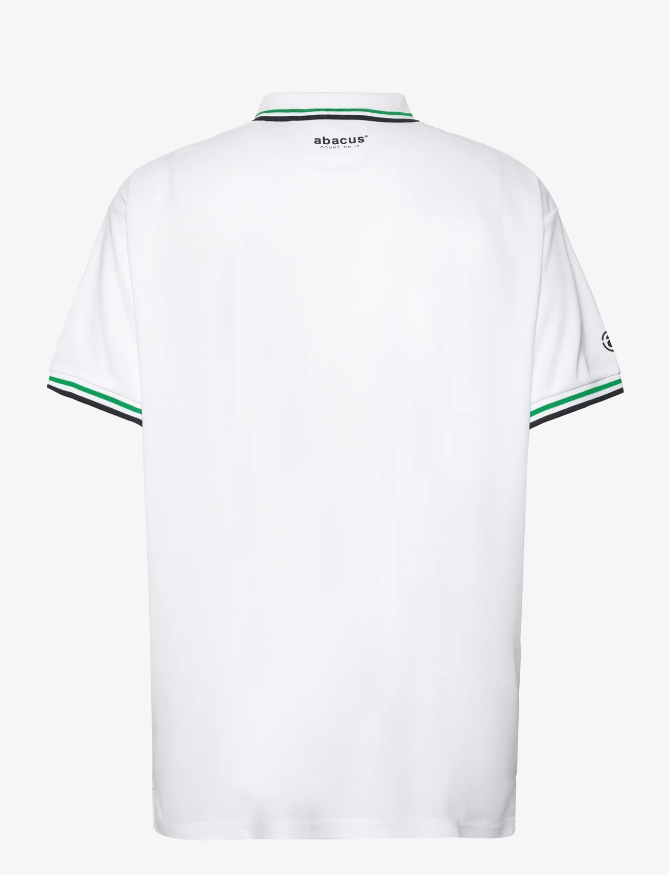Abacus - Mens Pines polo - short-sleeved polos - white/fairway - 1
