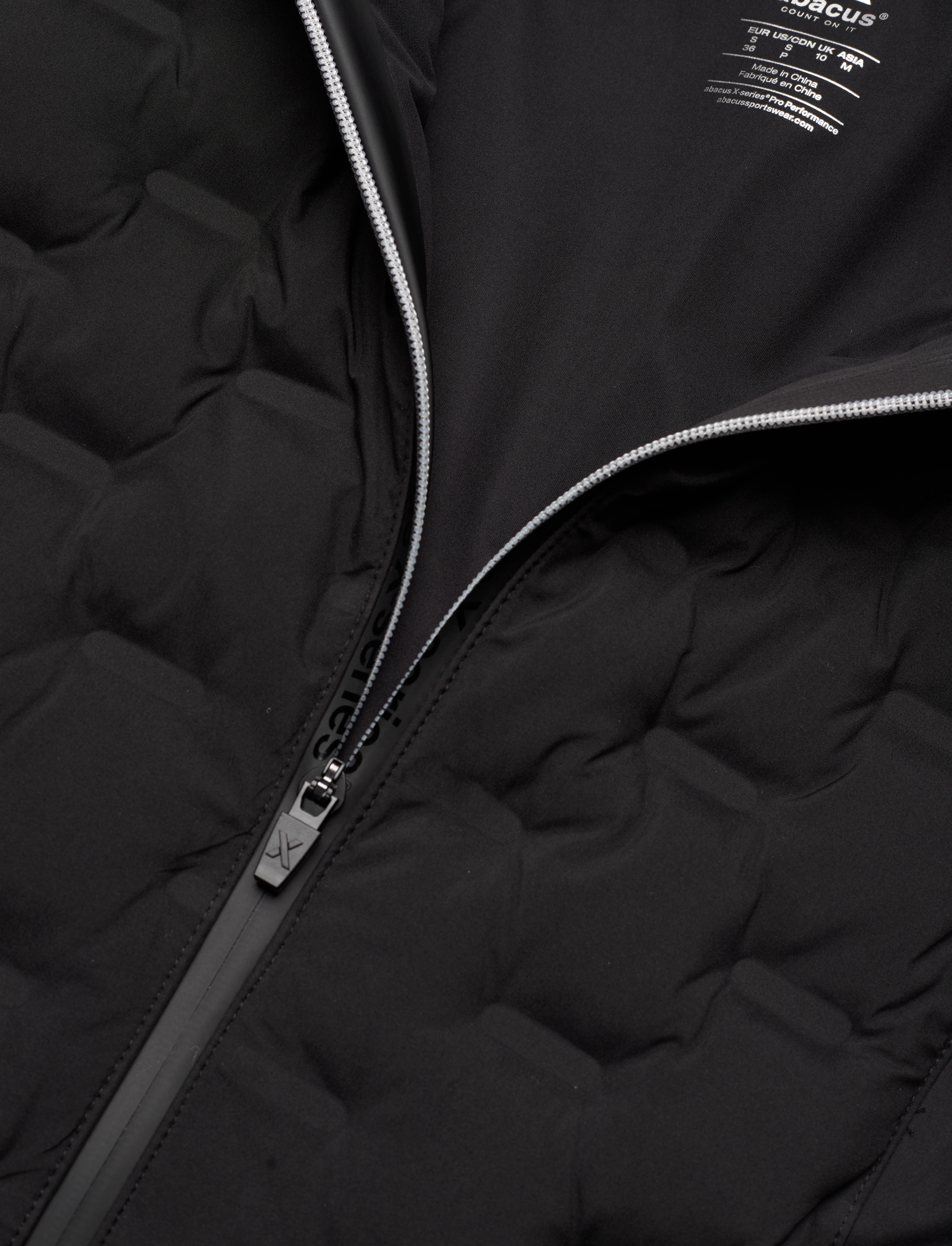 Abacus - Lds PDX waterproof jacket - golfjackor - black - 2