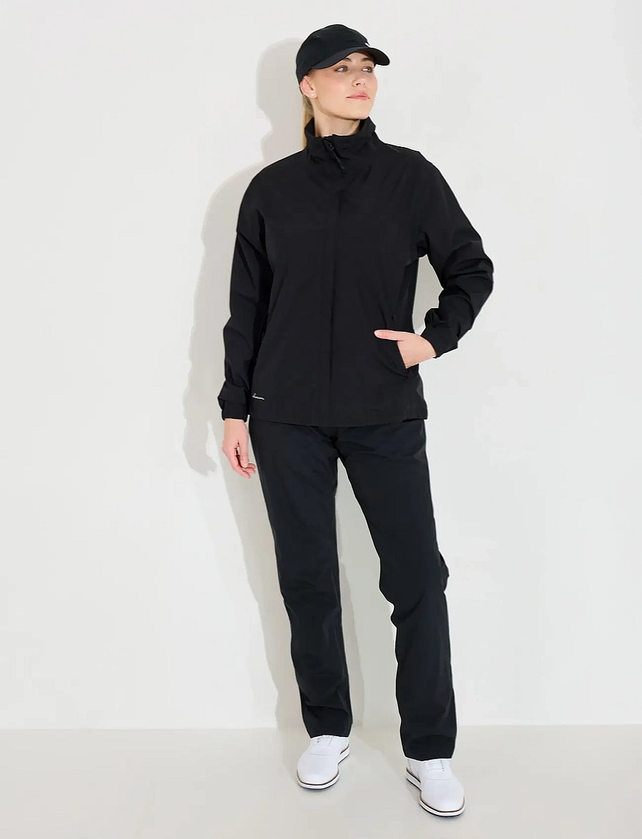 Abacus - Lds Links stretch rainjacket - outdoor - black - 3