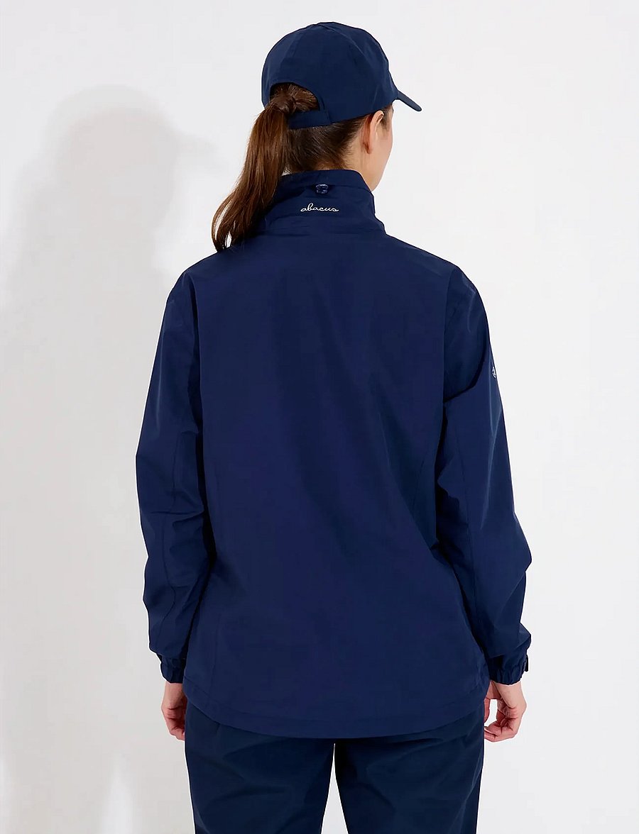 Abacus - Lds Links stretch rainjacket - ytterkläder - navy - 2