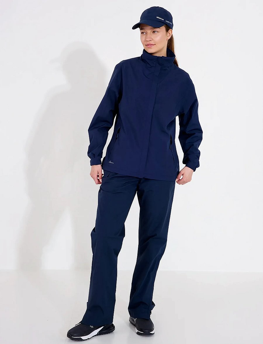 Abacus - Lds Links stretch rainjacket - ytterkläder - navy - 3