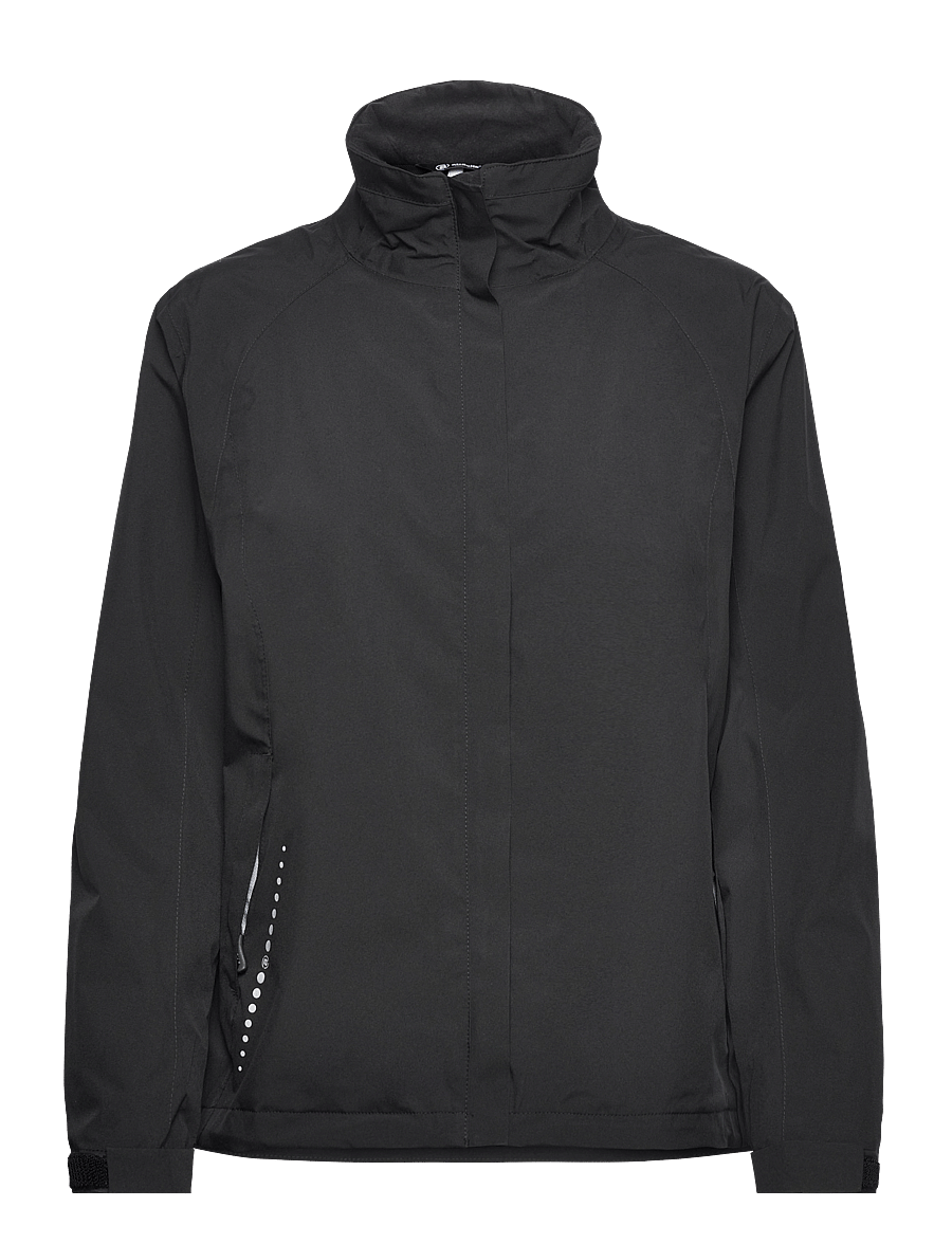 Abacus - Lds Links stretch rainjacket - golfjackor - black - 0