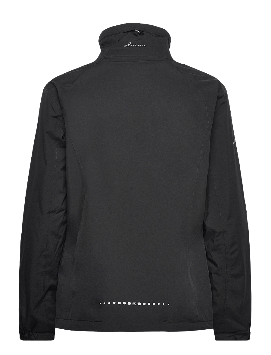 Abacus - Lds Links stretch rainjacket - golfjackor - black - 1