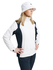 Abacus - Lds Links stretch rainjacket - golf jackets - white/navy - 3