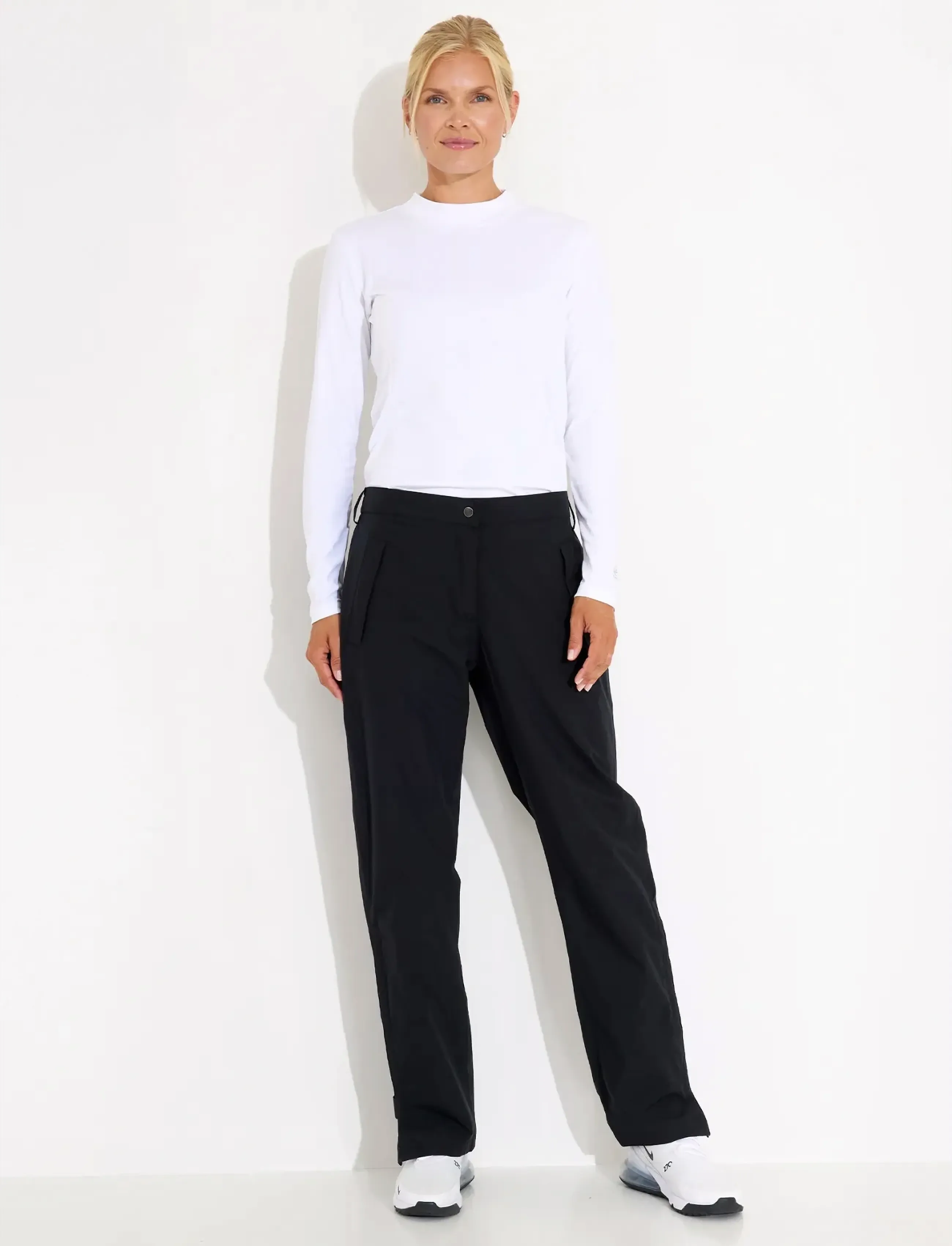Abacus - Lds Links raintrousers - viršutiniai drabužiai - black - 3