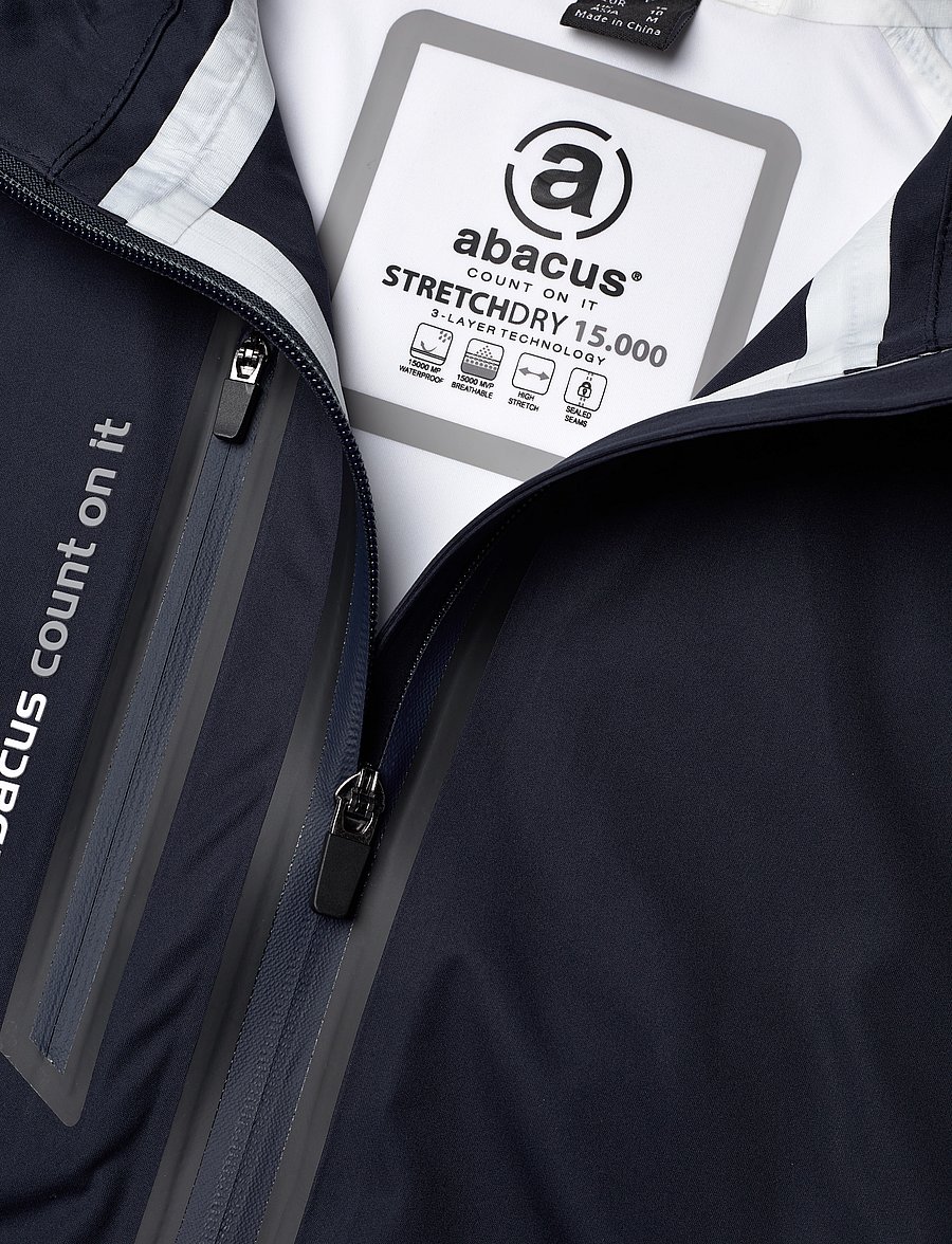 Abacus - Lds Bounce rainjacket - vestes de golf - navy/white - 2