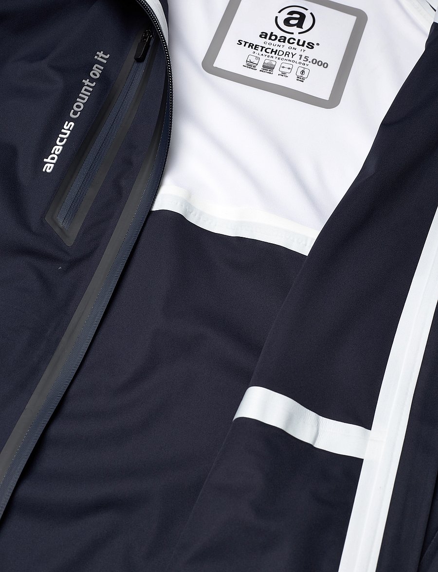 Abacus - Lds Bounce rainjacket - vestes de golf - navy/white - 4
