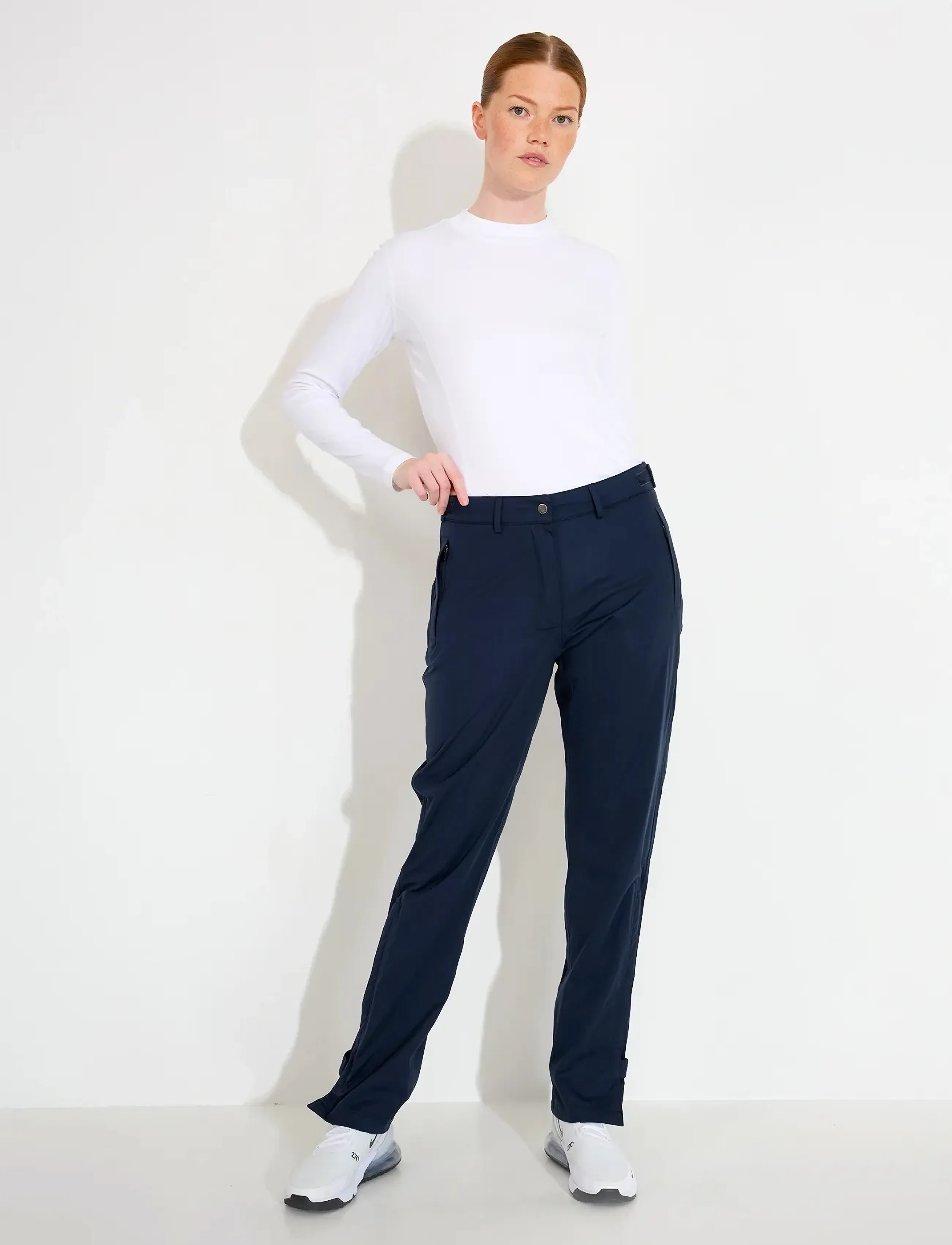 Abacus - Lds Bounce raintrousers - regnbyxor - navy - 4