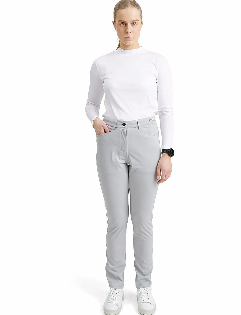 Abacus - Lds Bounce waterproof trousers - golfhosen - lt.grey - 0