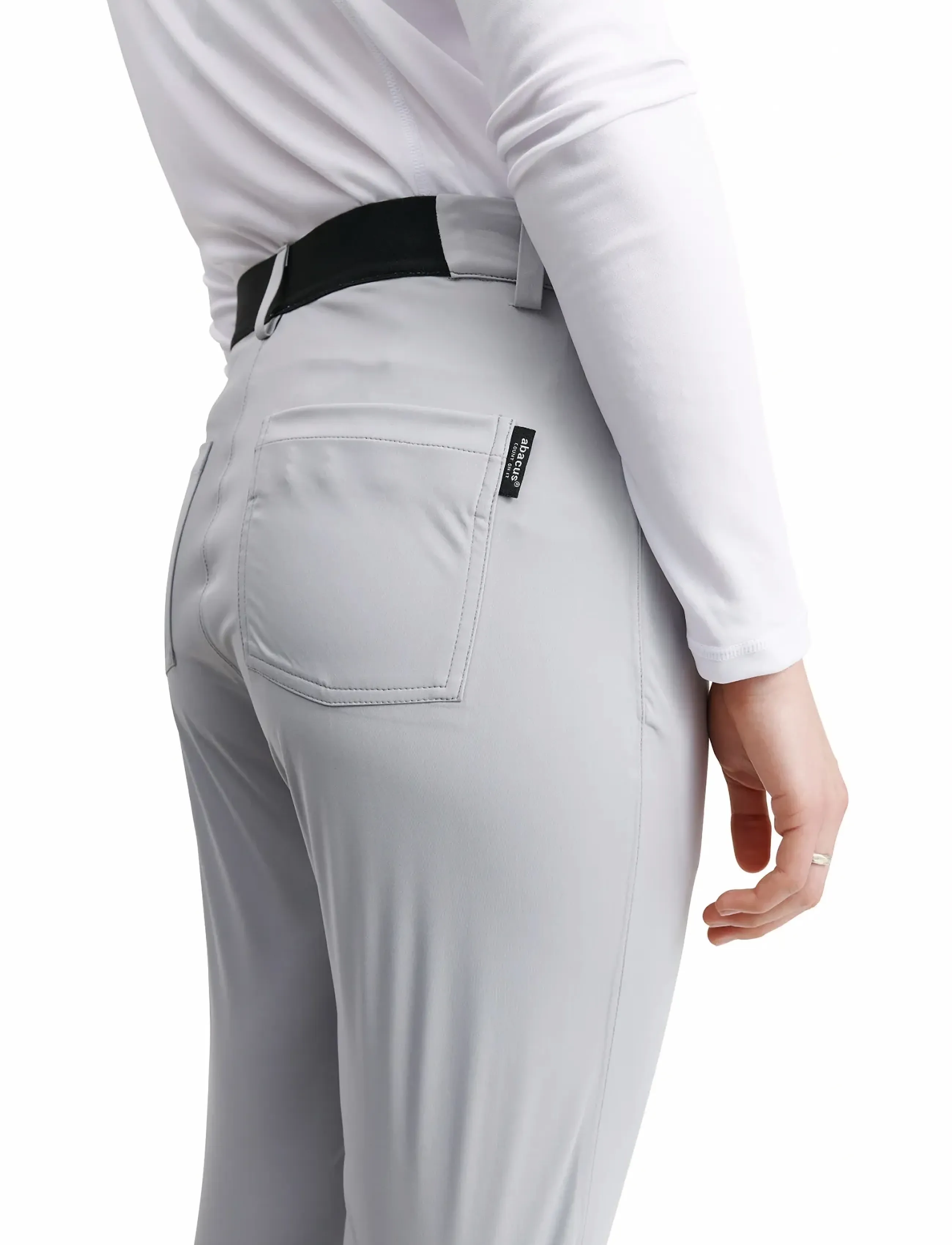 Abacus - Lds Bounce waterproof trousers - sadehousut - lt.grey - 5
