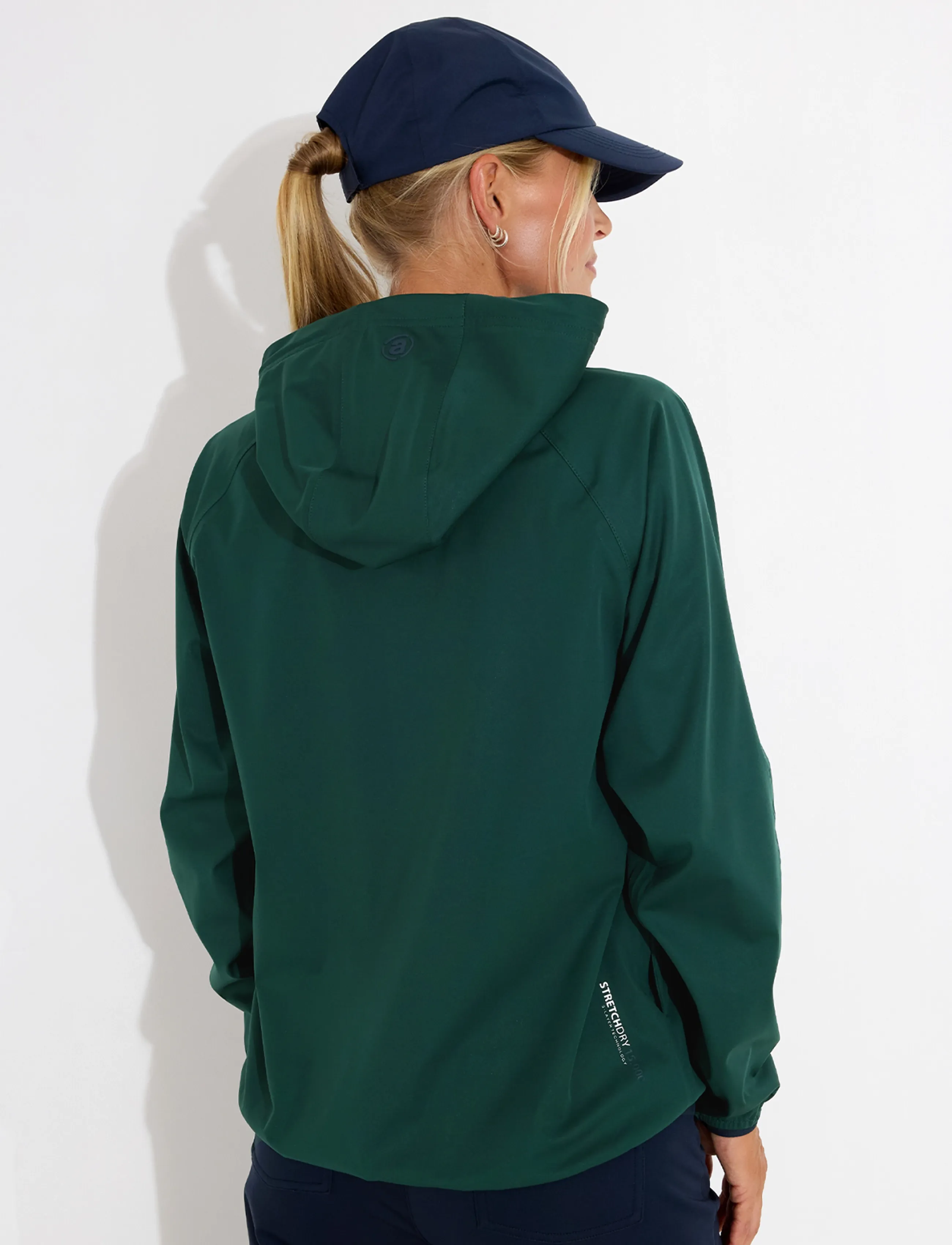Abacus - Lds Bounce waterproof hoodie - kapuutsiga dressipluusid - course green - 2