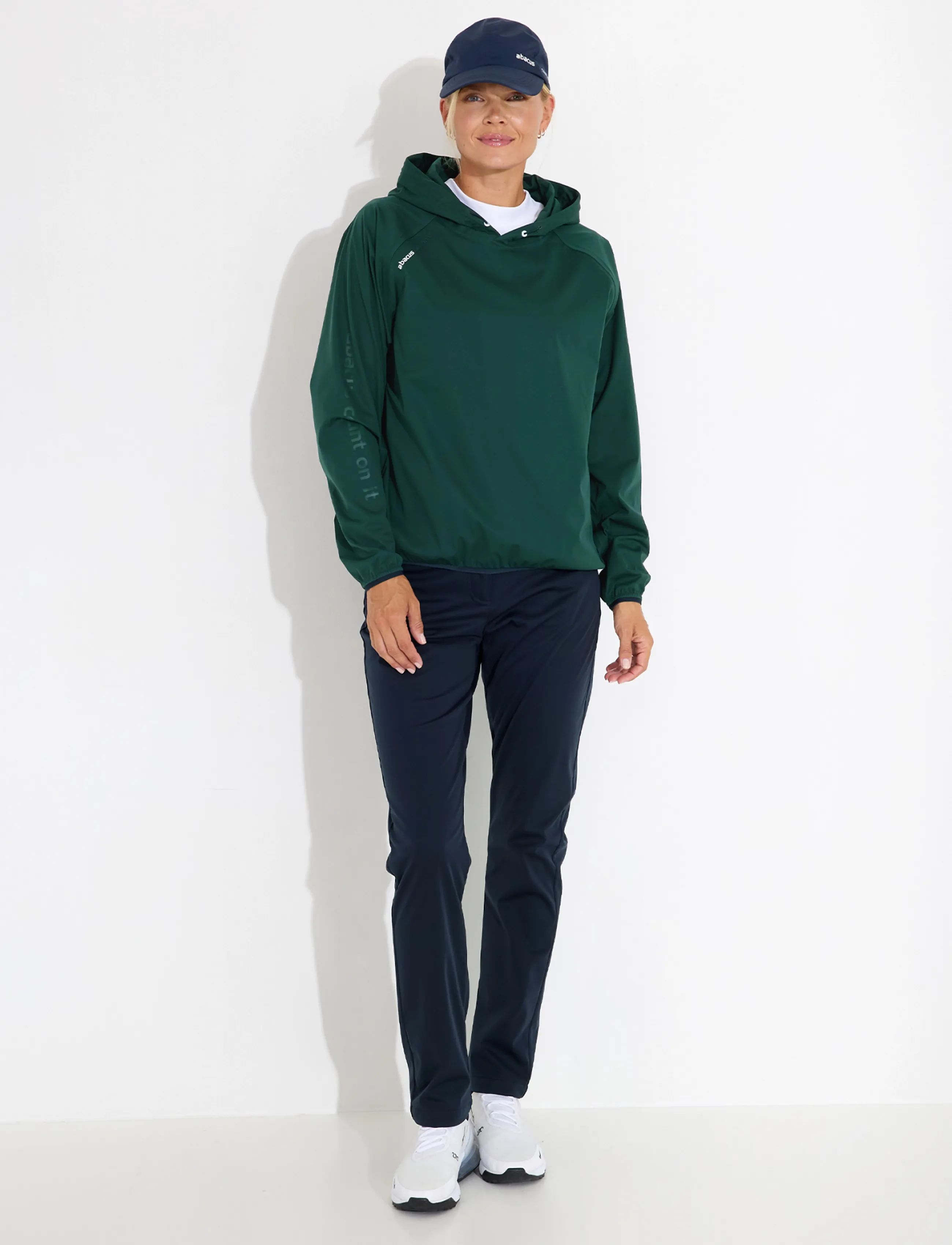 Abacus - Lds Bounce waterproof hoodie - kapuutsiga dressipluusid - course green - 3