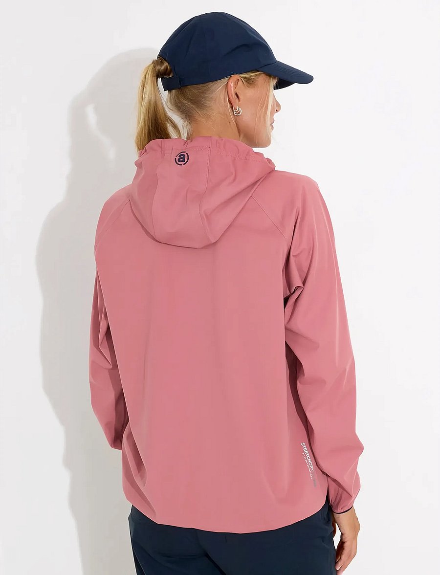 Abacus - Lds Bounce waterproof hoodie - overdele - dusty rose - 2
