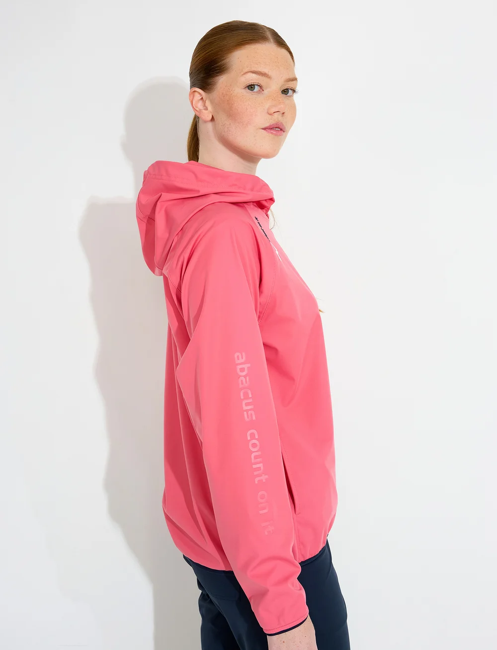 Abacus - Lds Bounce waterproof hoodie - huvtröjor - lipstick - 4