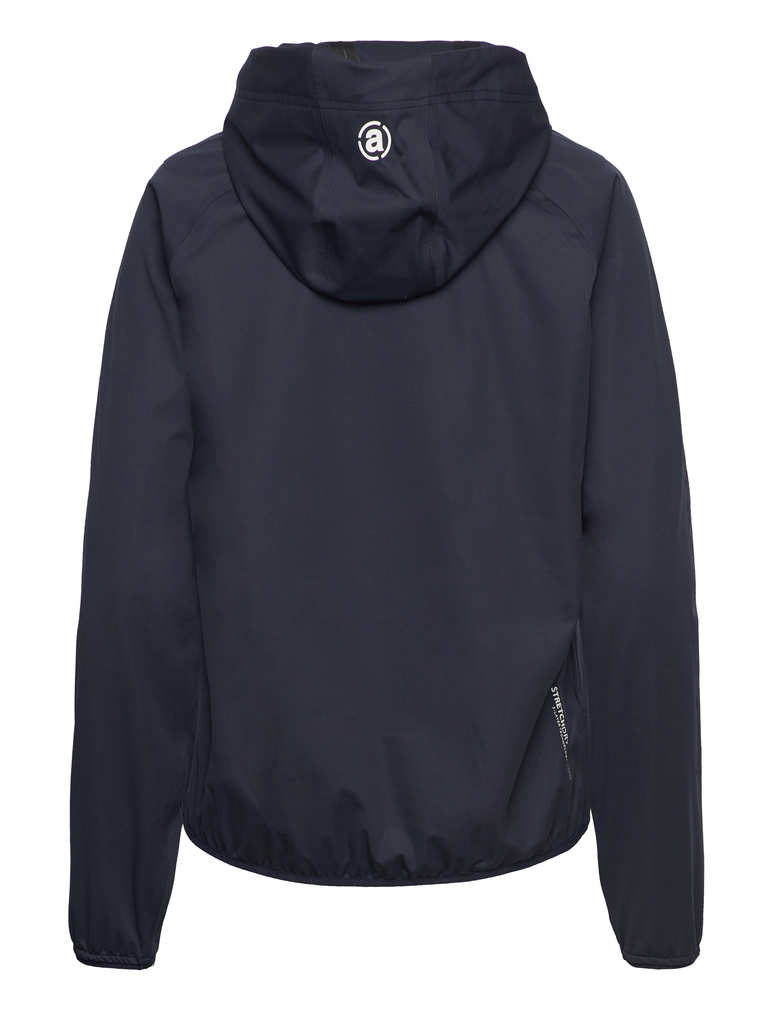 Abacus - Lds Bounce waterproof hoodie - huvtröjor - navy - 2
