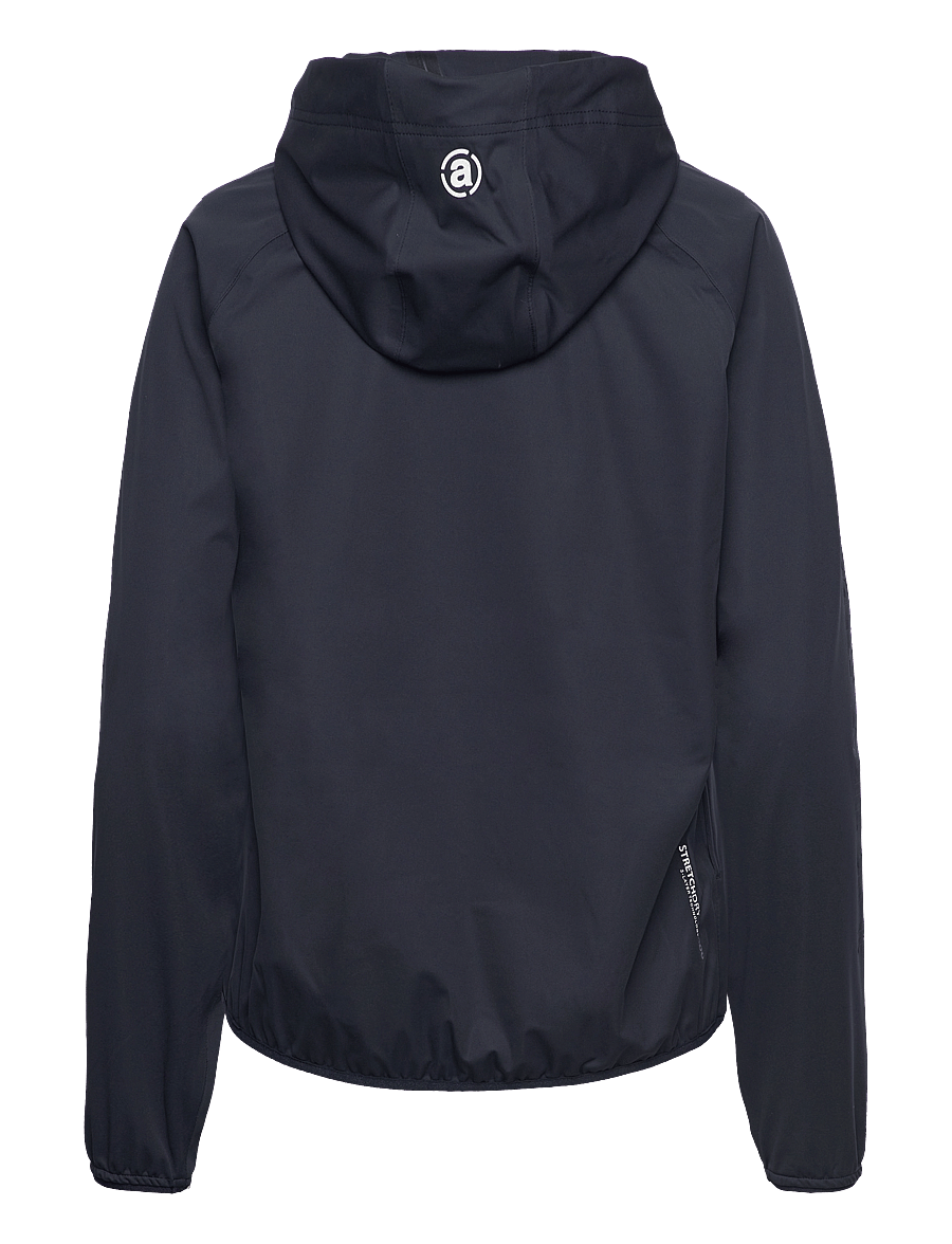 Abacus - Lds Bounce waterproof hoodie - huvtröjor - navy - 2