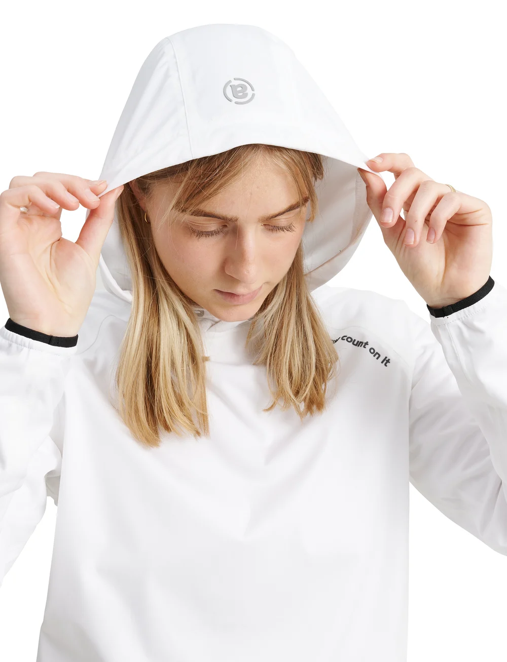 Abacus - Lds Bounce waterproof hoodie - dressipluusid ja pusad - white - 5