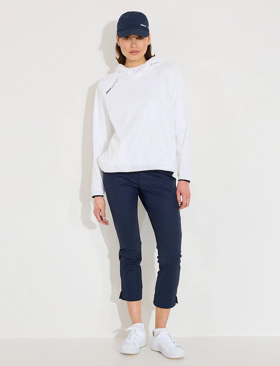 Abacus - Lds Bounce waterproof hoodie - huvtröjor - white - 5