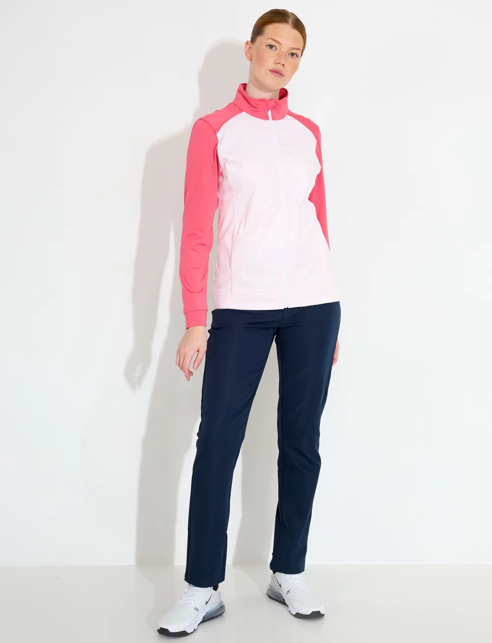 Abacus - Lds Kingsbarns hybrid jkt - golf-jacken - lt.pink - 3