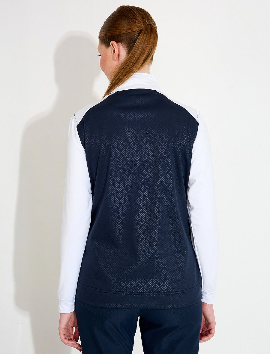 Abacus - Lds Kingsbarns hybrid jkt - golf-jacken - navy - 2