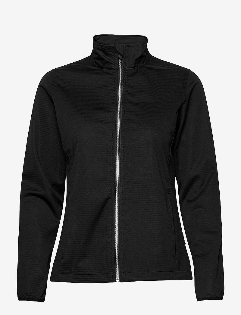 Abacus - Lds Lytham softshell jacket - golfjackor - black - 0