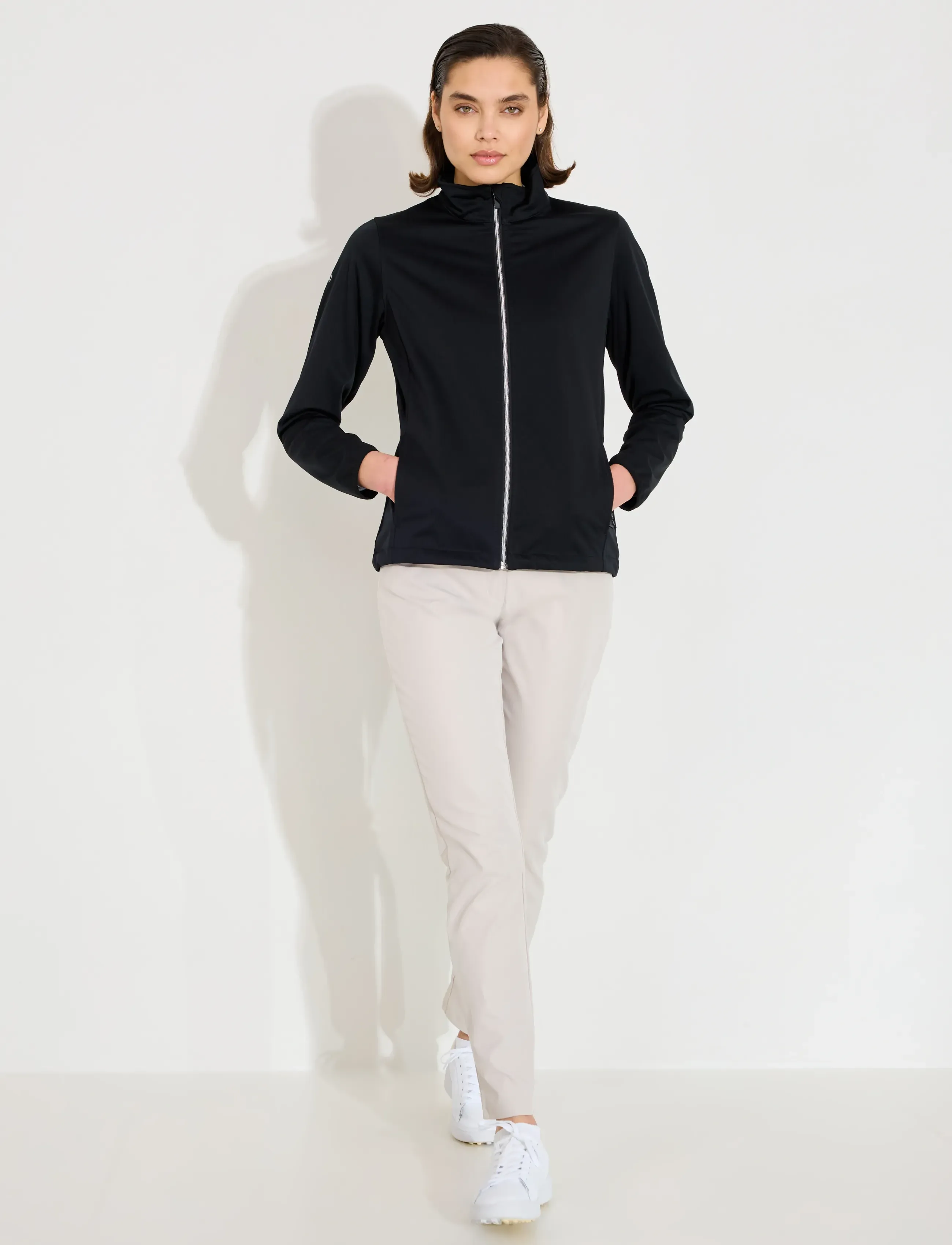 Abacus - Lds Lytham softshell jacket - golf-jacken - black - 4