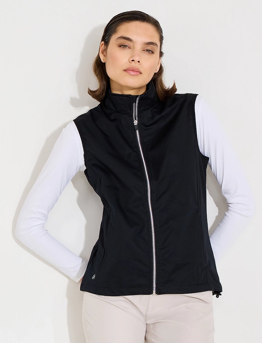 Abacus - Lds Lytham softshell vest - outdoor - black - 0