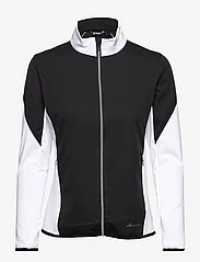 Abacus - Lds Dornoch softshell hybrid jacket - golfjakker - black/white - 0