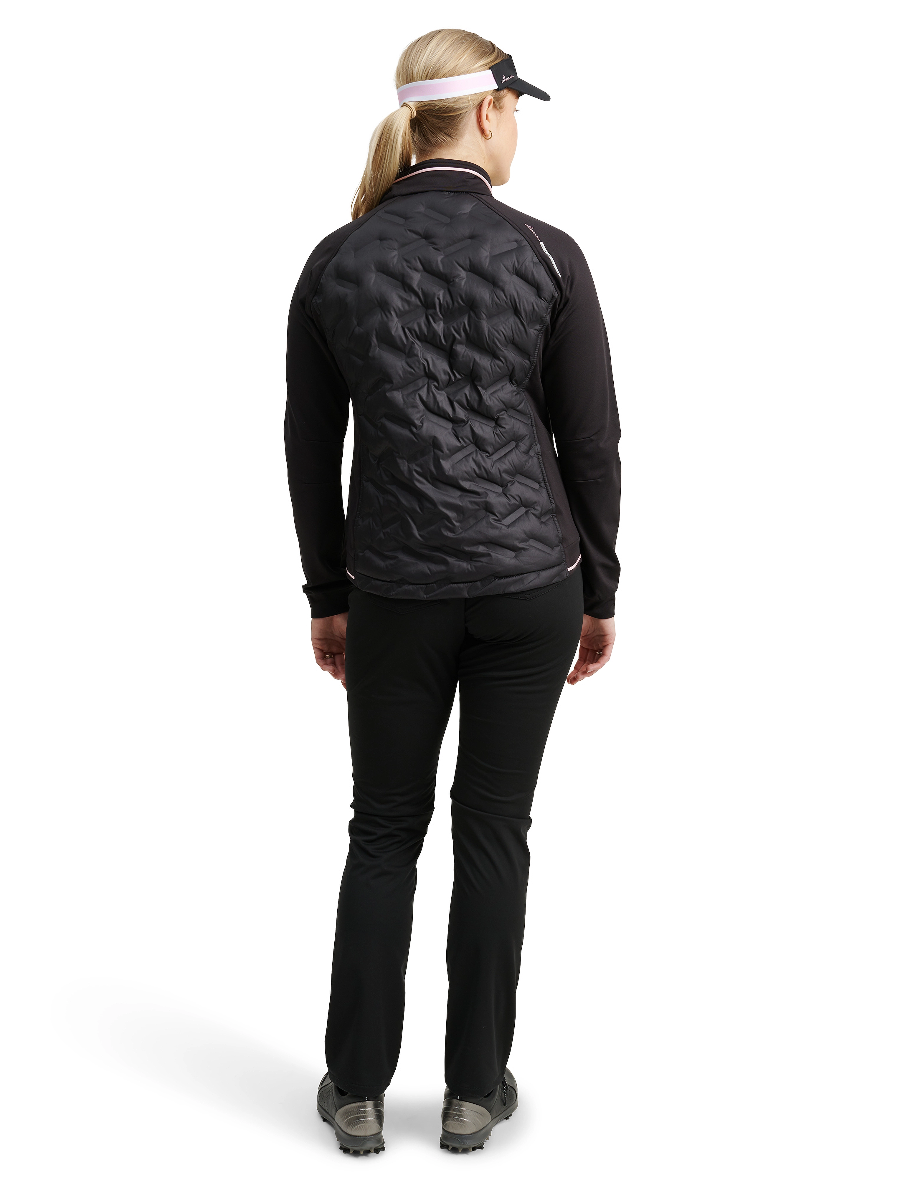 Abacus - Lds Grove hybrid jacket - golfjakker - black - 3