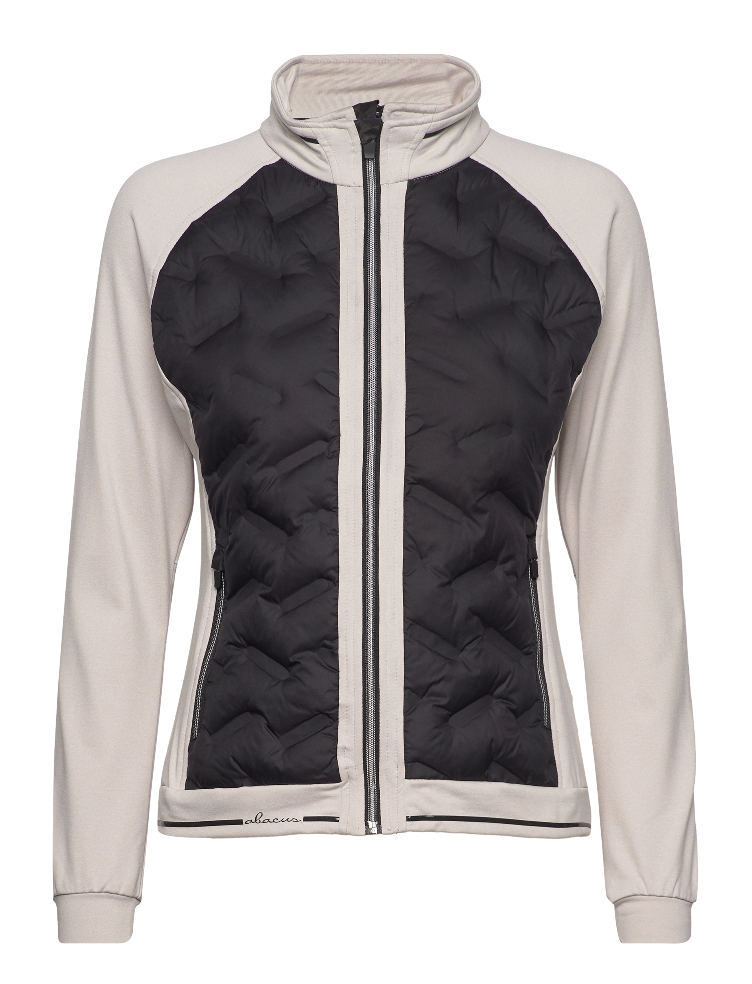 Abacus Lds Grove hybrid jacket - Jackor - BLACK/STONE / beige