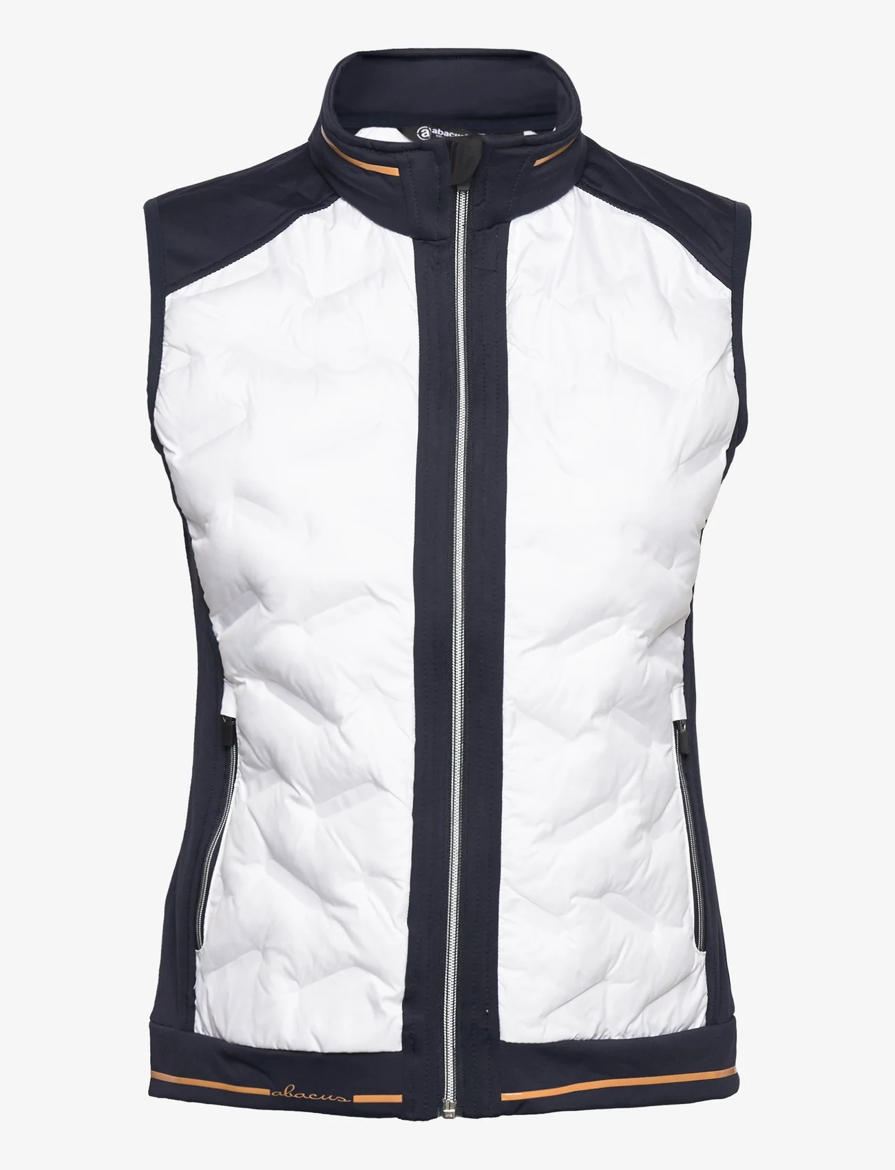 Abacus - Lds Grove hybrid vest - puffer vests - white/navy - 0
