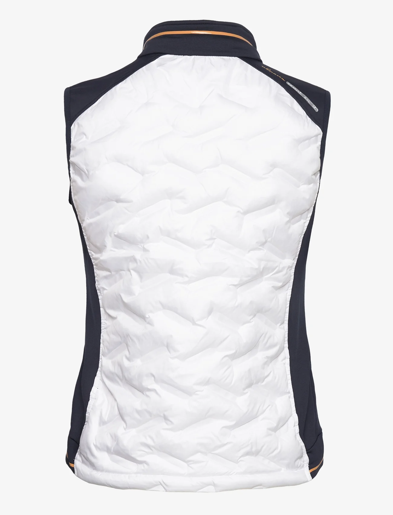 Abacus - Lds Grove hybrid vest - puffer vests - white/navy - 1
