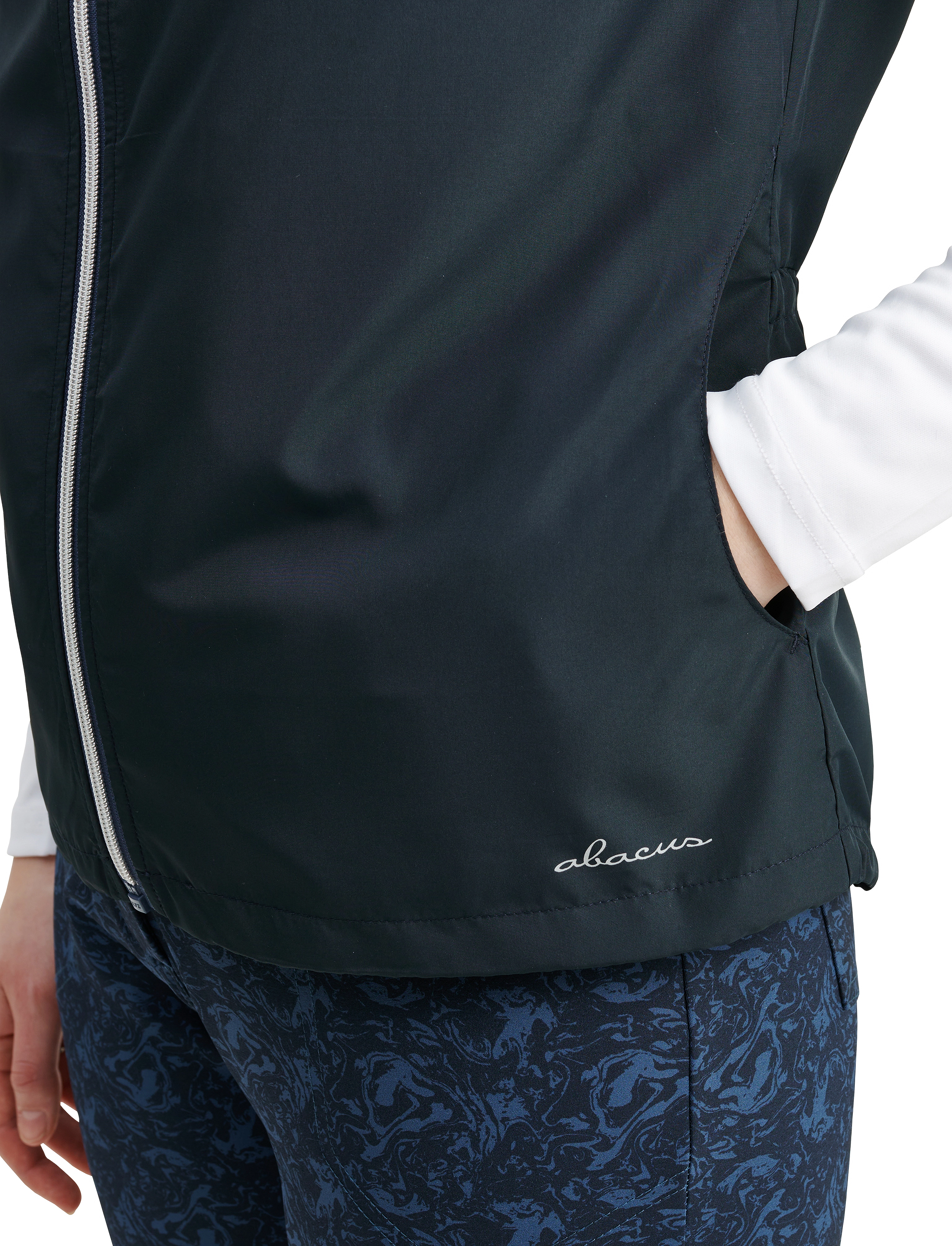 Abacus - Lds Ganton stretch windvest - navy - 3