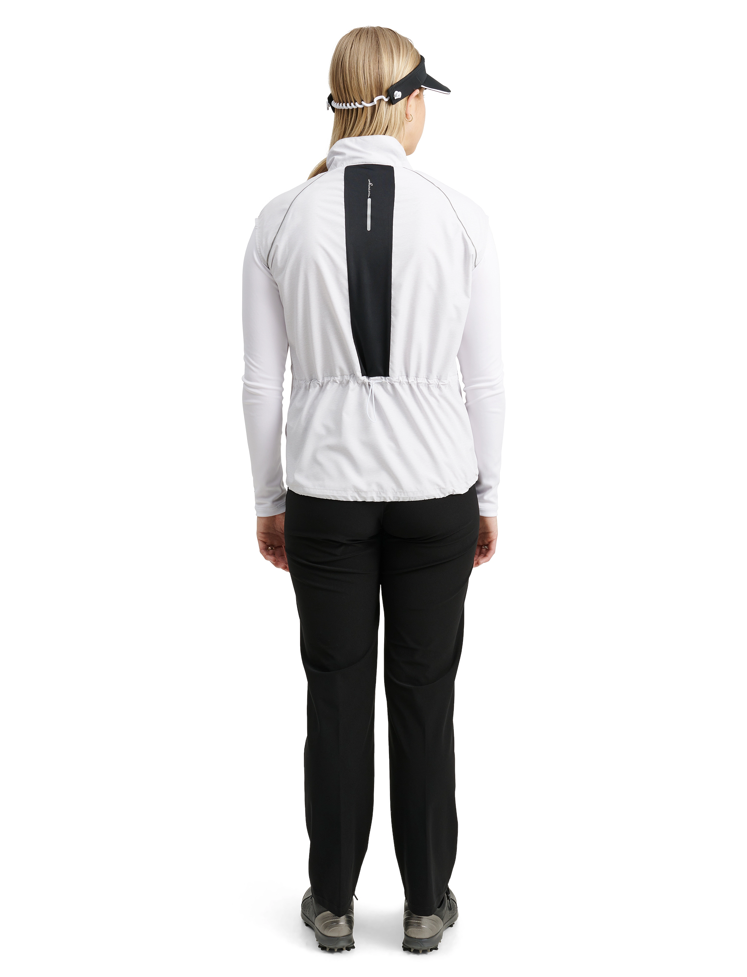 Abacus - Lds Ganton stretch windvest - stone melange - 3